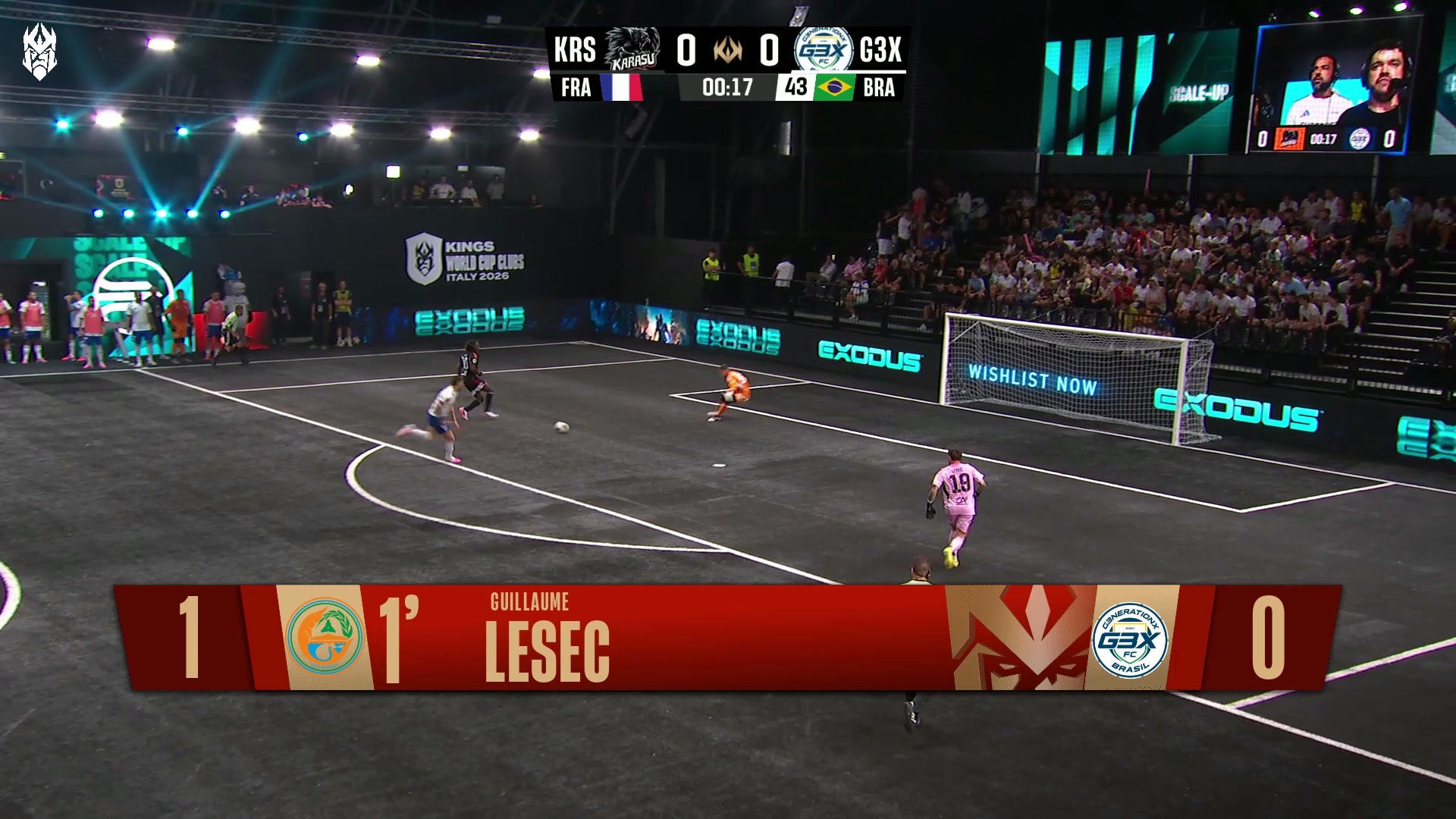 Melhores momentos: Karasu 1 x 5 G3X FC pela Kings World Cup Clubs