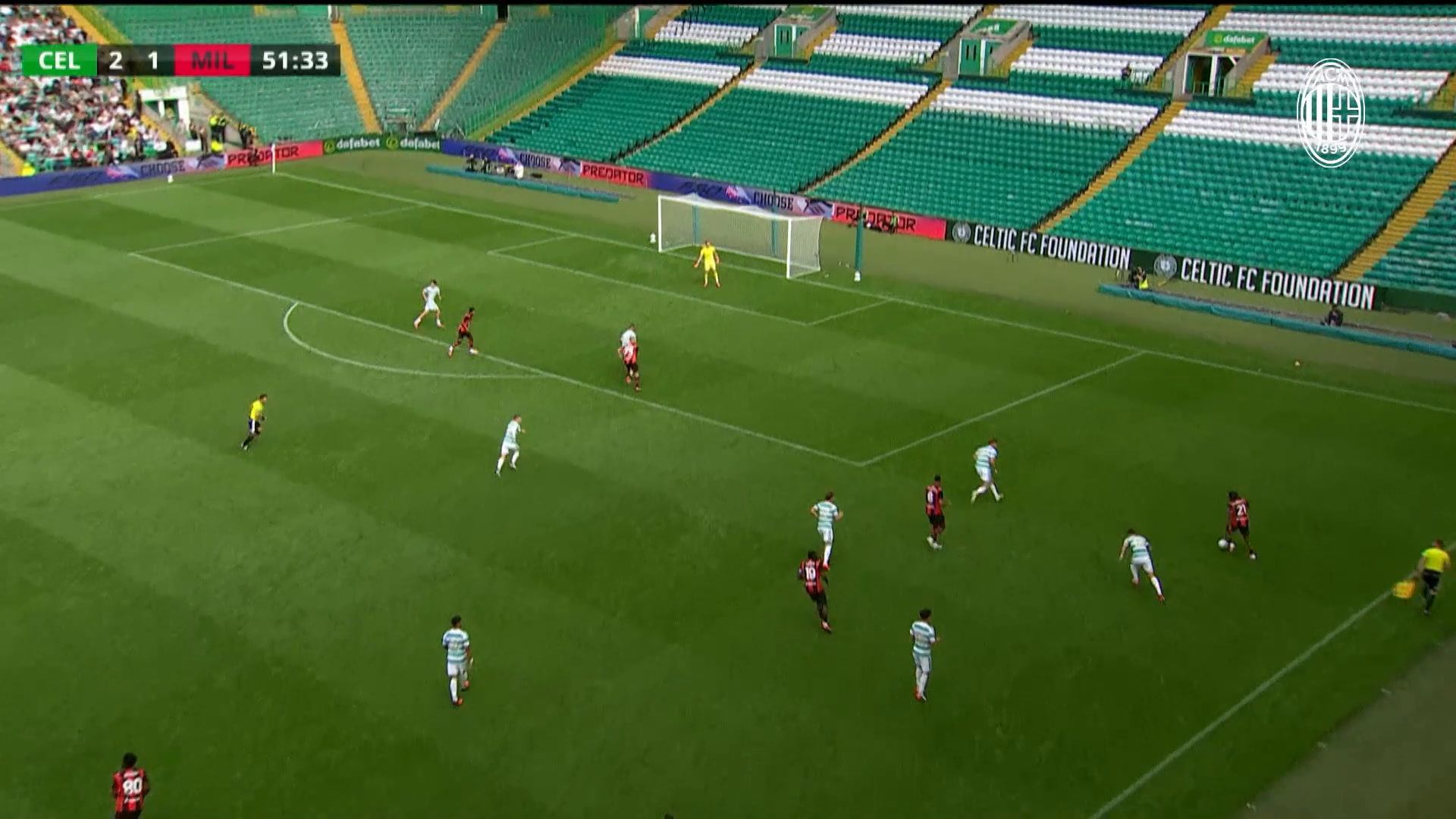 Linda assistência de Chukwueze para Camarda contra o Celtic