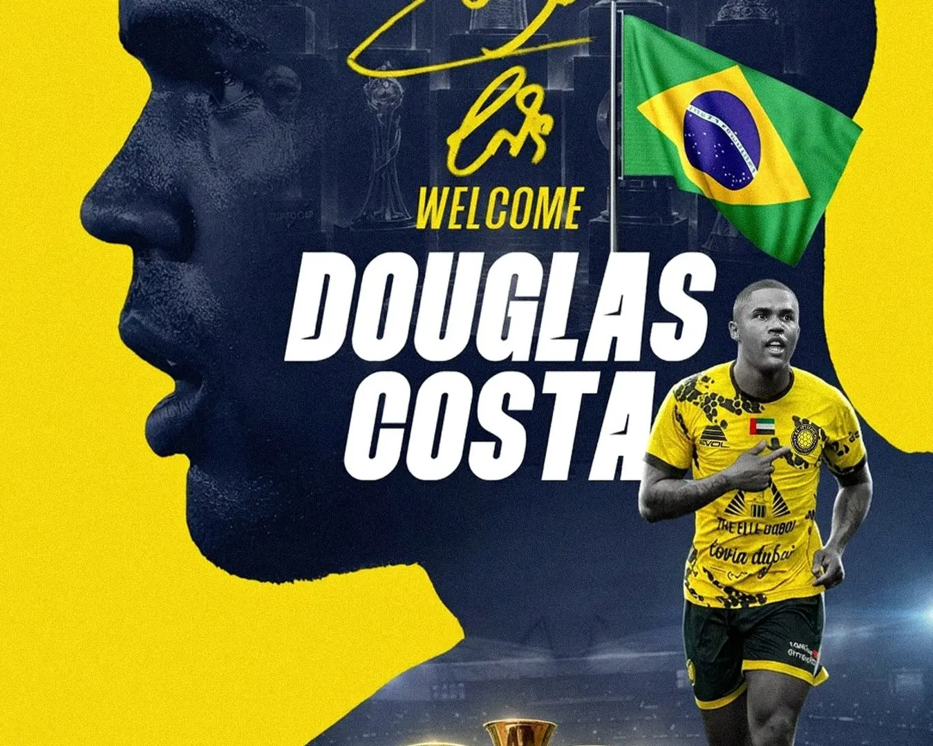 Douglas Costa, ex-Grêmio e Seleção Brasileira, acerta com clube árabe