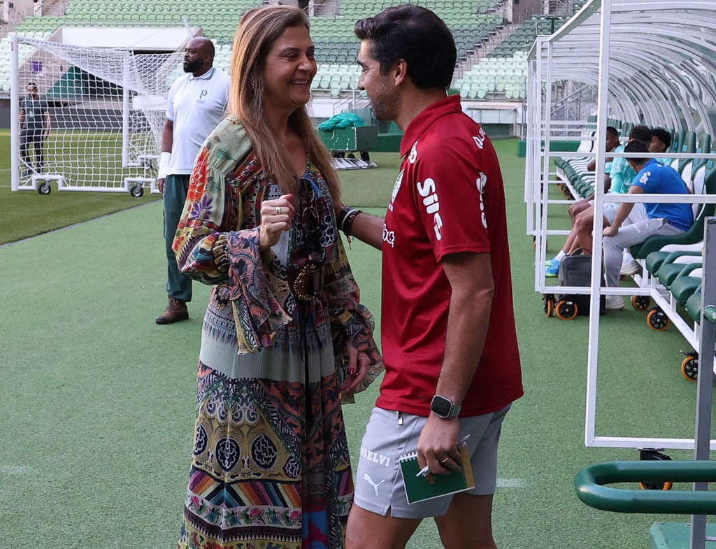 Leila critica nota do Flamengo sobre arbitragem e rebate acusações contra o Palmeiras: “Cara de pau”