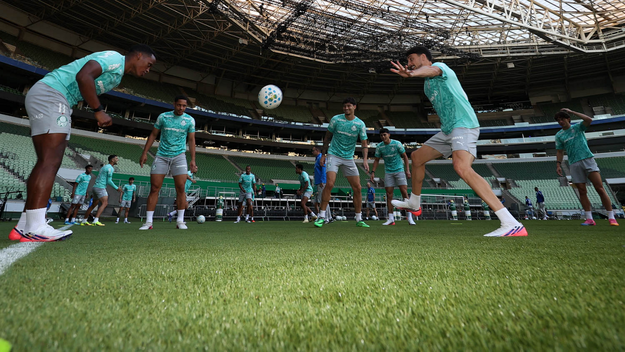 Palmeiras encerra preparação para a Copa do Brasil no Nubank Parque; veja a provável escalação