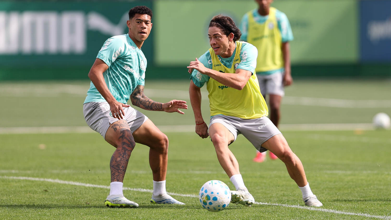 Veja fotos do treino do Palmeiras desta segunda-feira