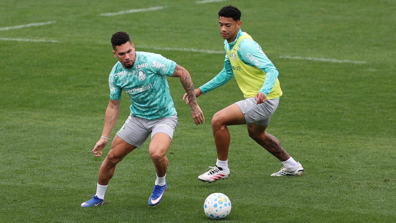 Palmeiras pronto para o clássico pela Copa do Brasil no Nubank Parque