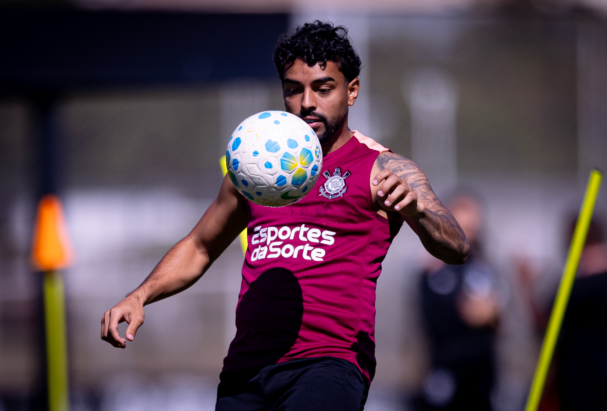 Veja galeria de fotos do treino do Corinthians neste sábado