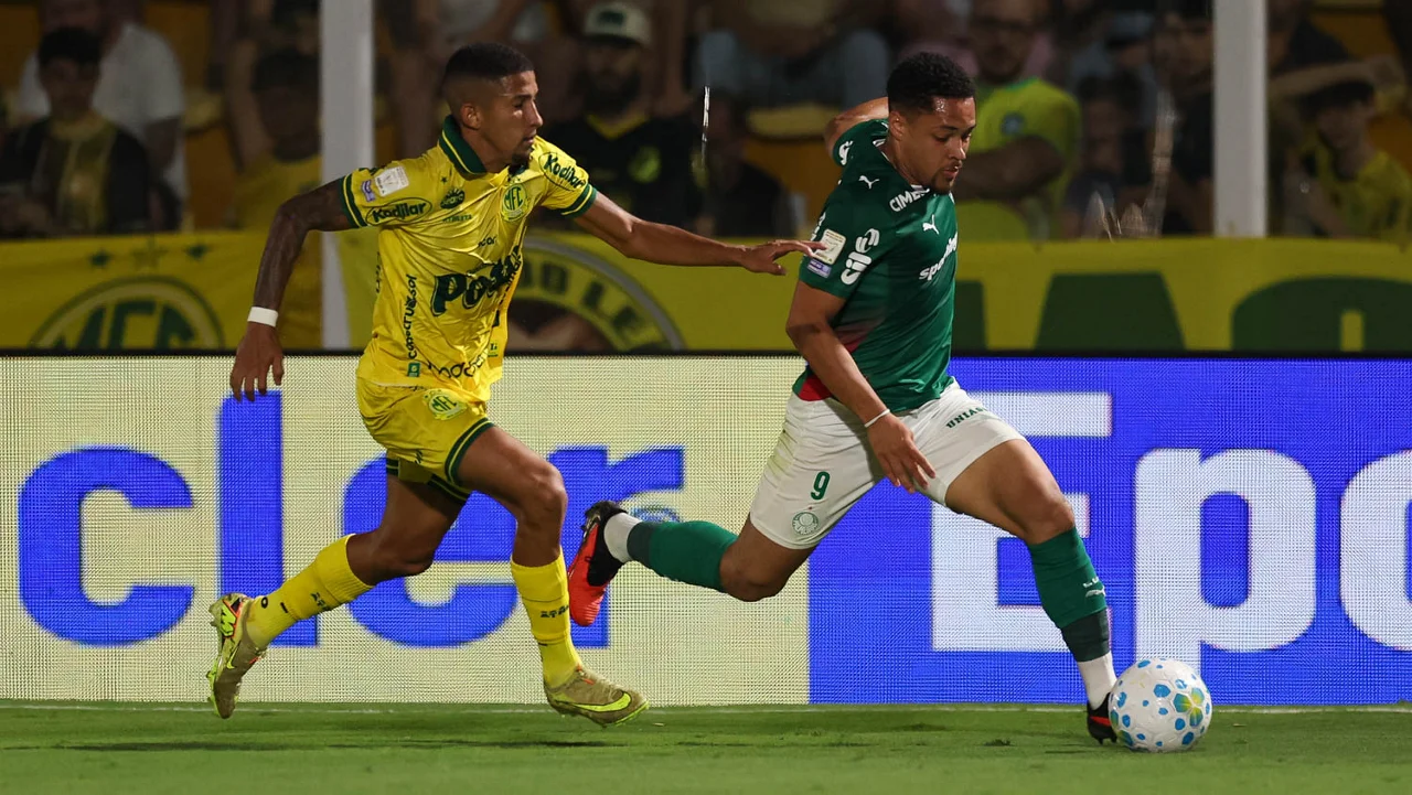 Confira as fotos de Mirassol x Palmeiras pelo Brasileirão
