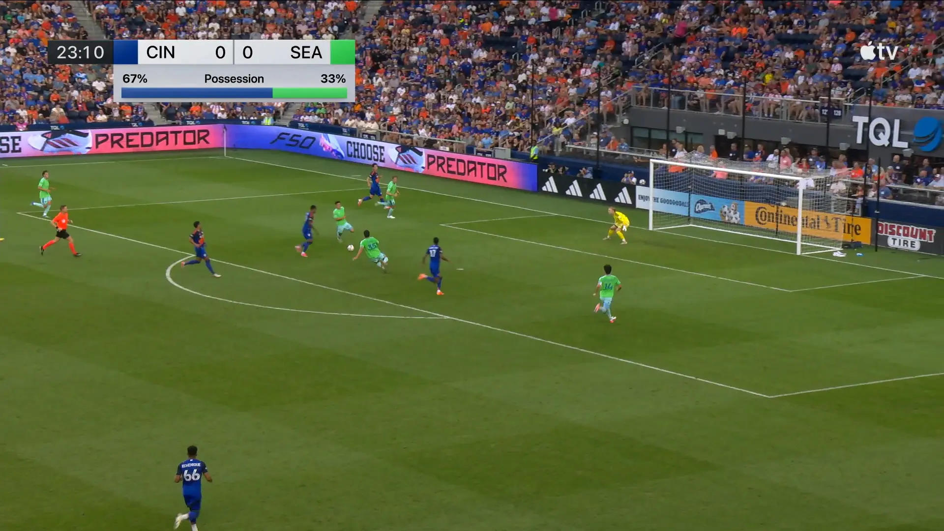Ex-Vasco, Evander Da Silva Ferreira o marca e FC Cincinnati vence o Seattle Sounders FC; veja gol