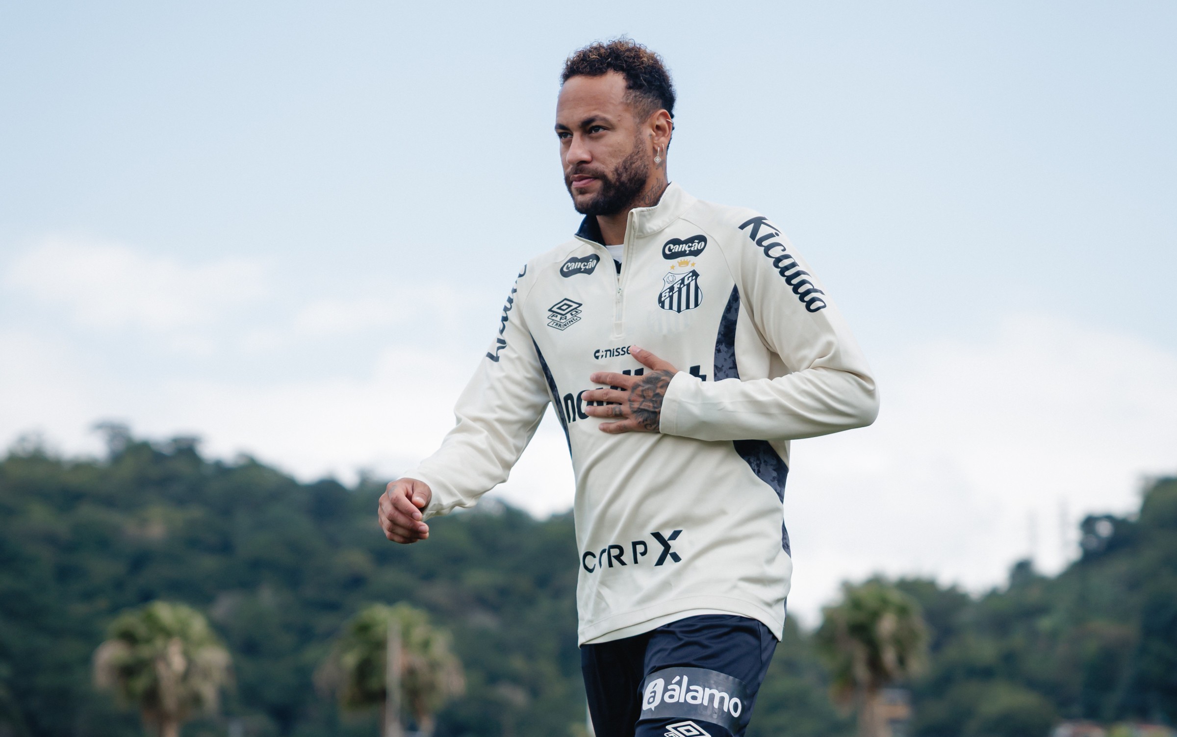 Neymar e Gabigol de volta! Santos finaliza preparo para Mirassol no Brasileirão