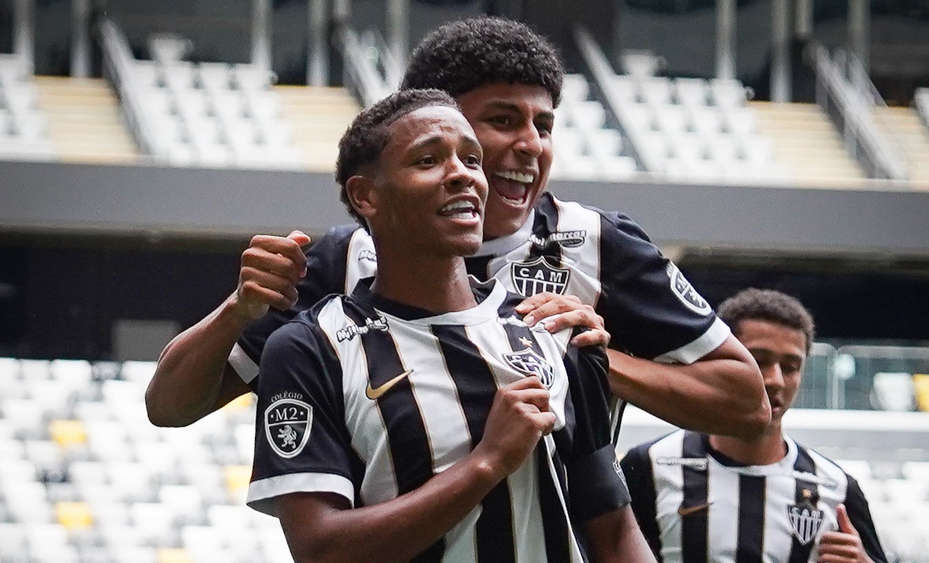 Atlético-MG goleia Santos por 6 a 1 no Brasileirão Sub-17 e se aproxima do G8