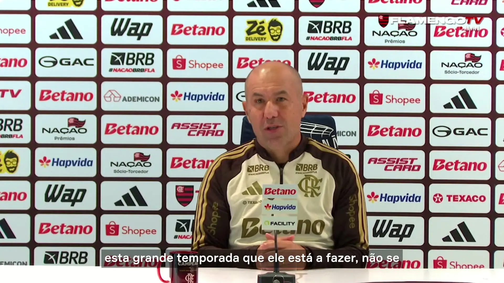 Leonardo Jardim enaltece momento de Lino: ‘Treinador está aqui para não atrapalhar’