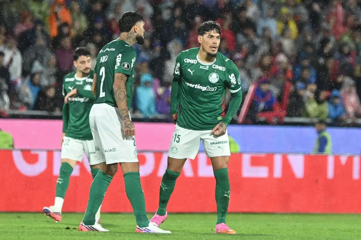 Gustavo Gómez marca o gol da classificação do Palmeiras na Libertadores; veja