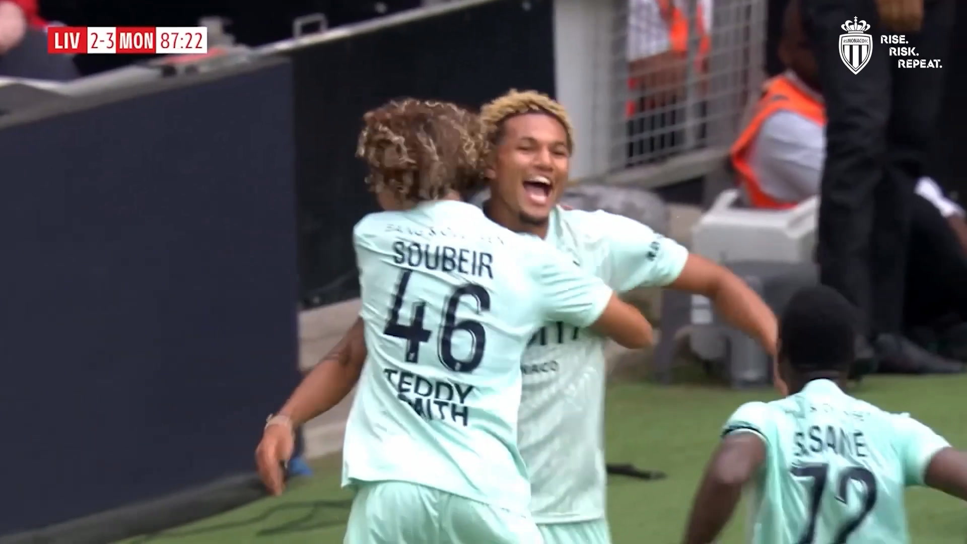 Brunner completa virada do Monaco em Anfield com gol no fim
