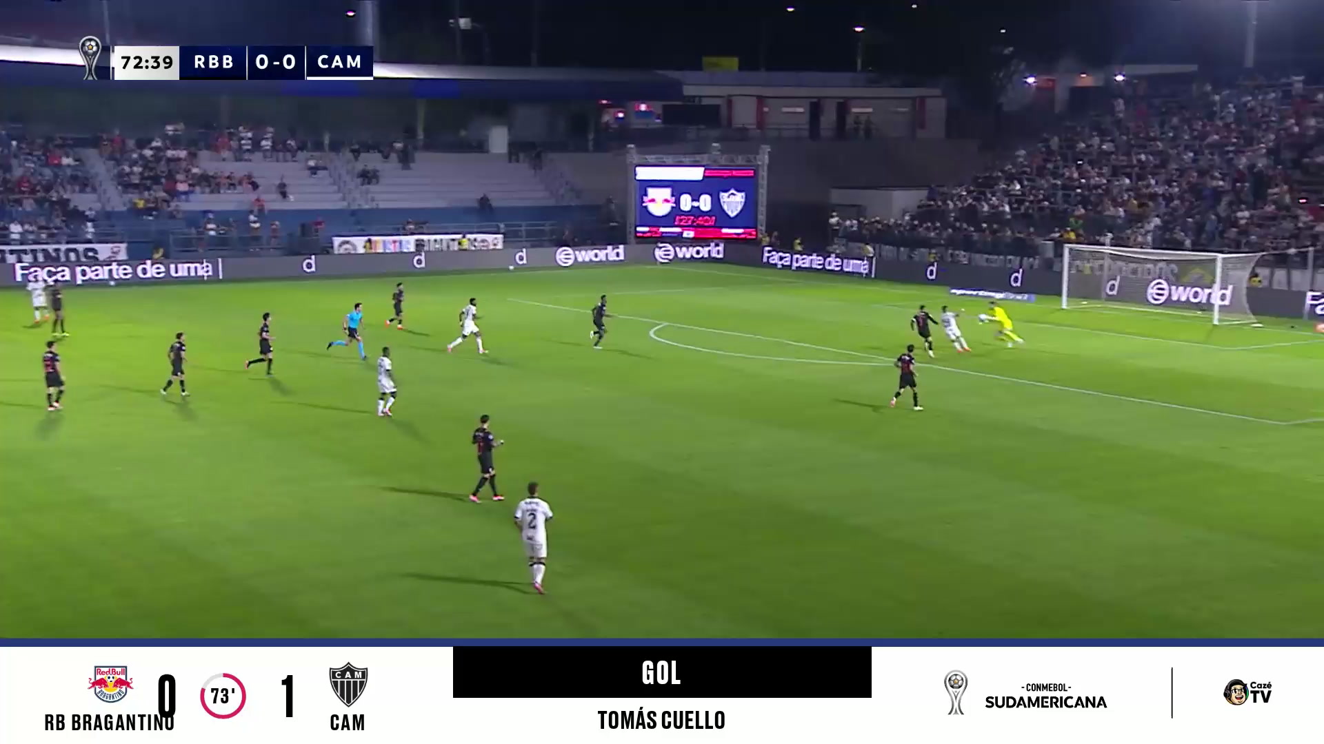 Cuello aproveita falha bizarra de Cleiton para marcar gol da vitória do Atlético-MG; confira