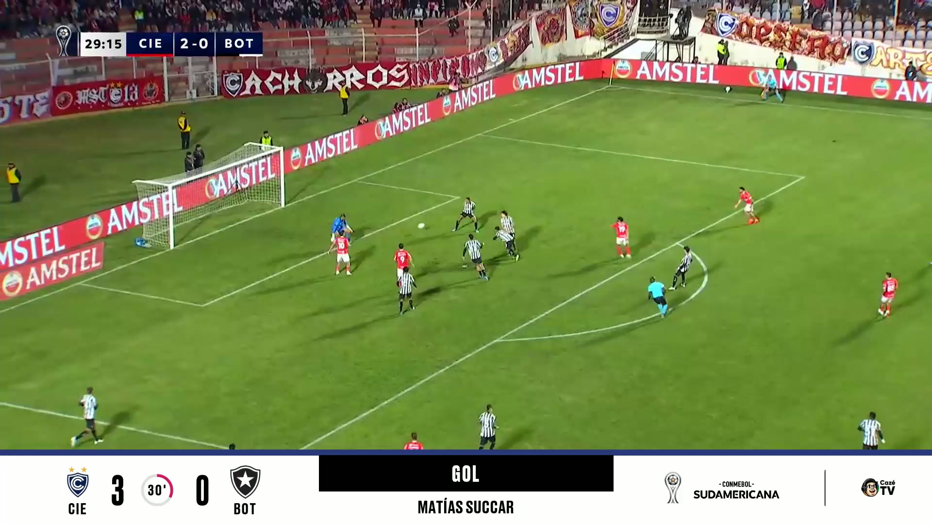 Warleson falha e Cienciano aumenta na Sul-Americana contra o Botafogo; confira