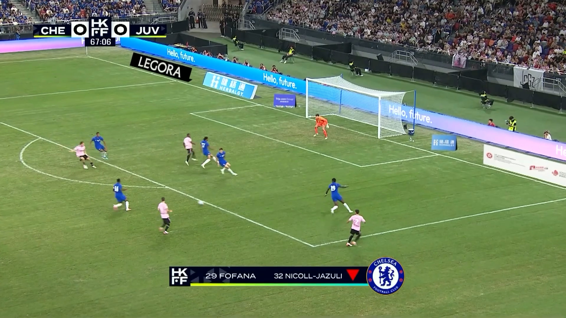 Golaço de Zhegrova garante vitória da Juventus sobre o Chelsea