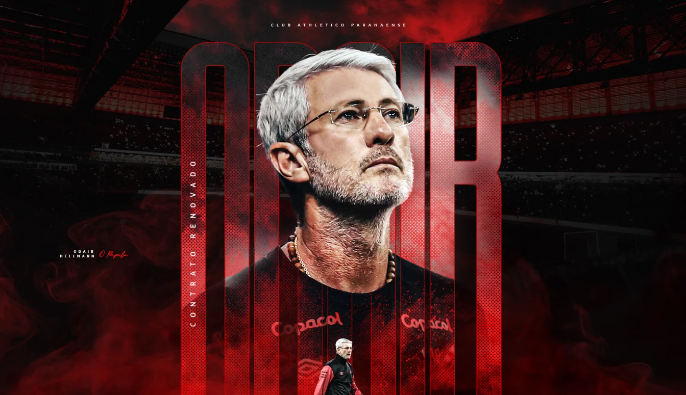 Athletico-PR renova com Odair Hellmann até o final de 2027