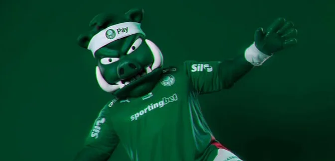 Com foto de mascote em cima da bola, Palmeiras tira onda após adeus do Corinthians a Memphis