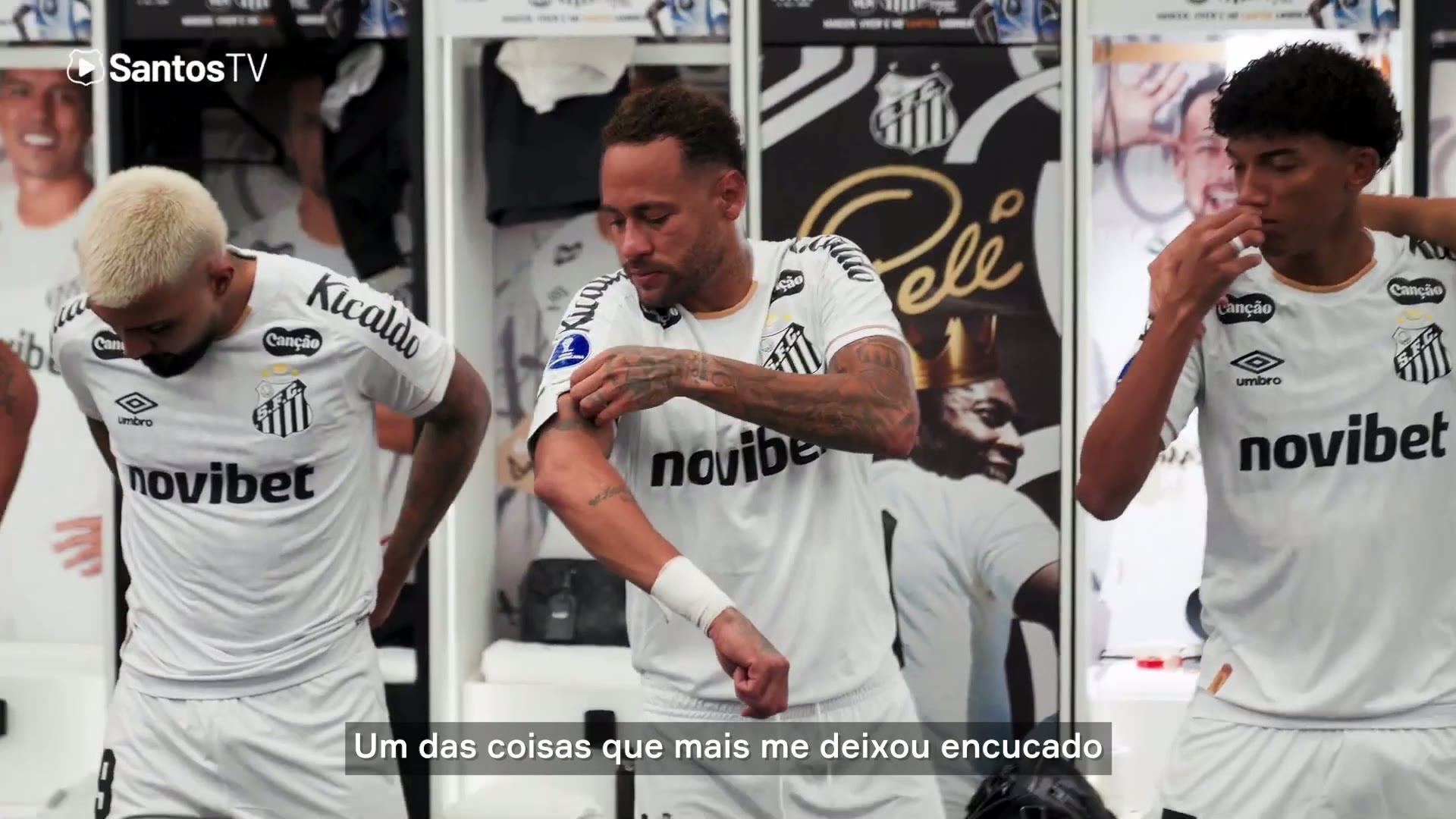Neymar incendiou vestiário do Santos contra Macará na Vila: veja a preleção!