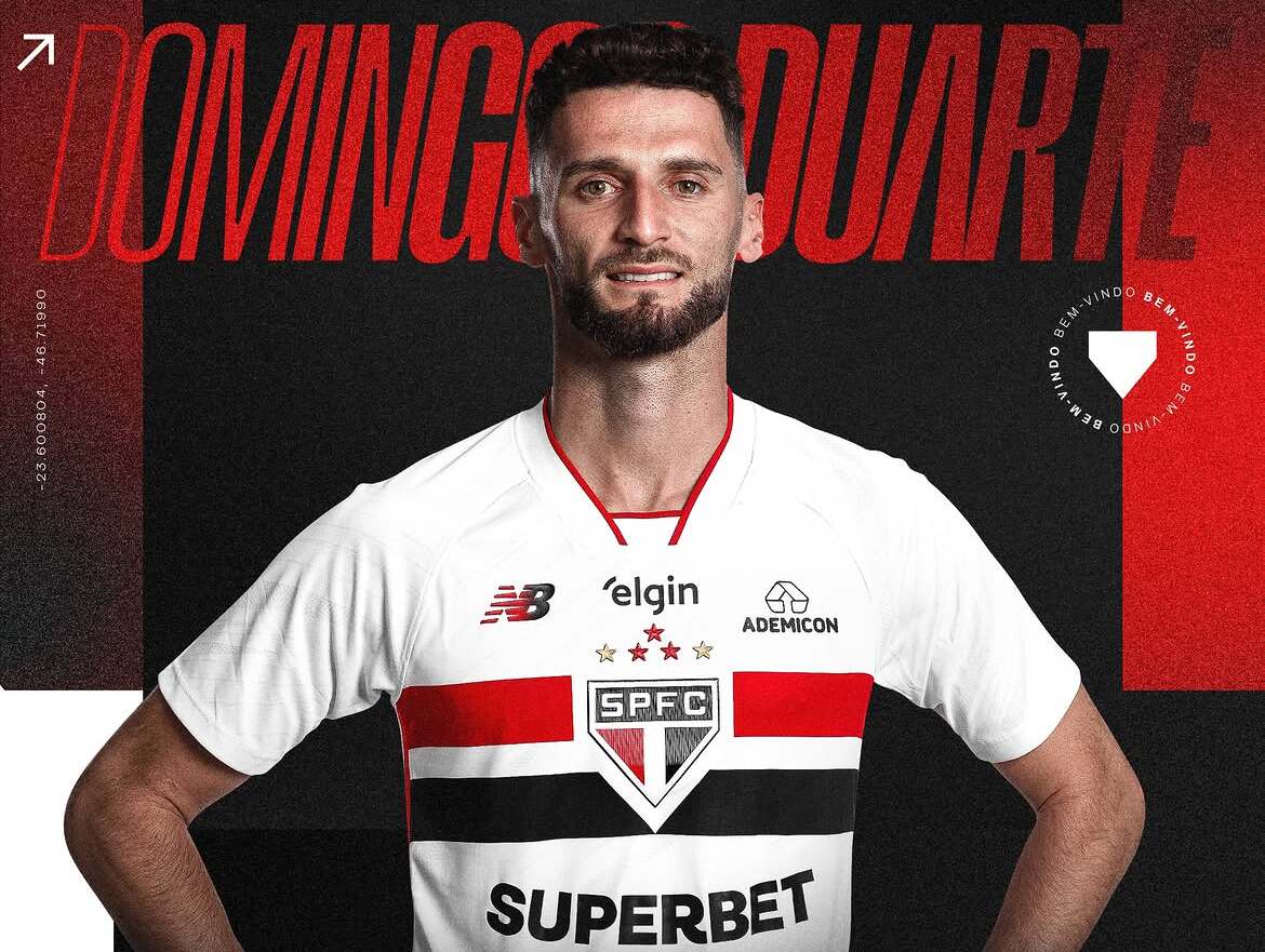 São Paulo anuncia zagueiro português do futebol espanhol