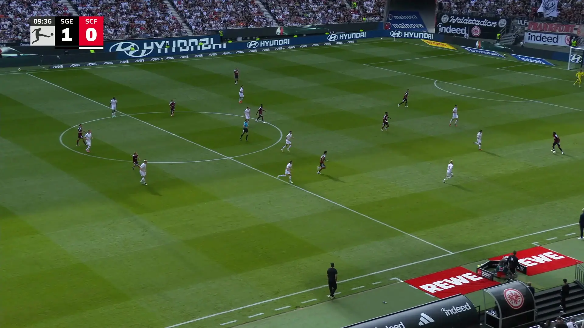 Melhores momentos: Frankfurt 2 x 2 Freiburg pelo Alemão