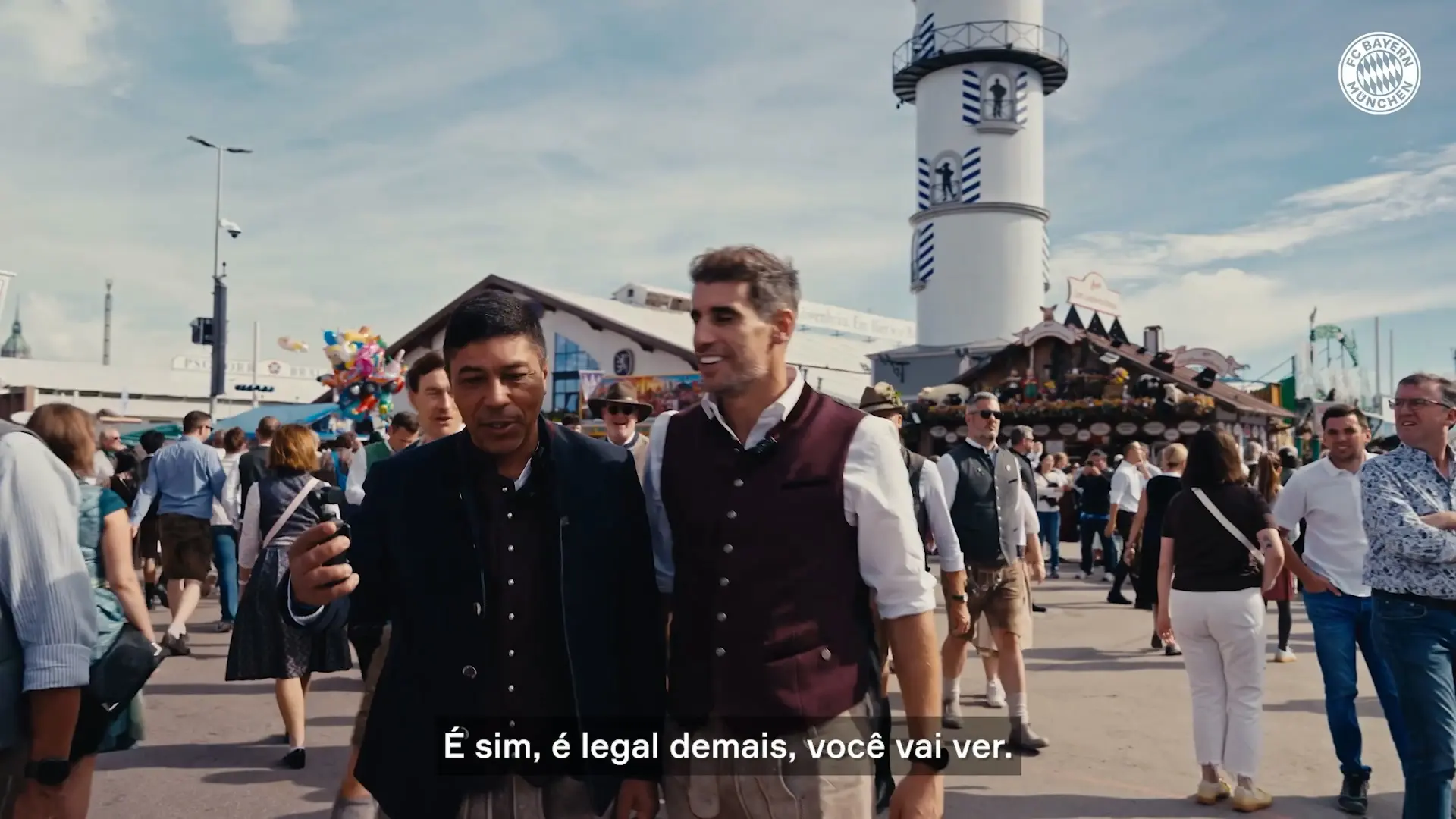 Élber e Javi Martínez se enfrentam no desafio da Oktoberfest