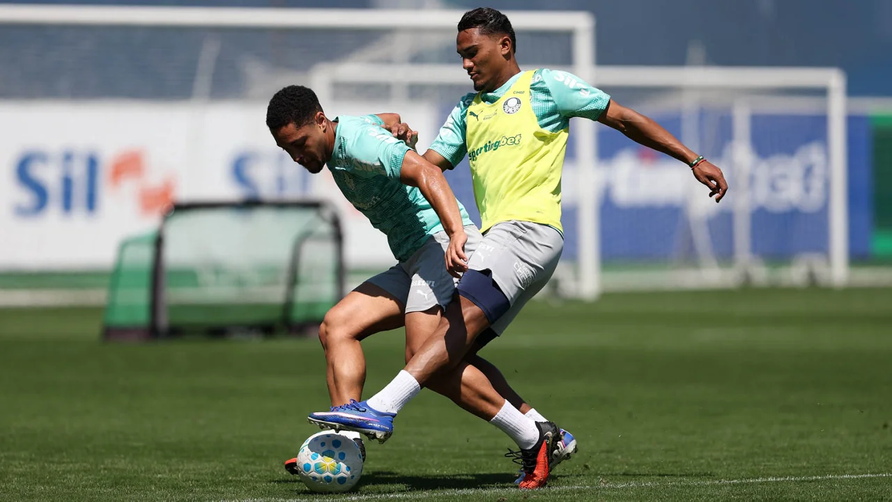 Veja fotos do treino do Palmeiras deste sábado durante a data Fifa