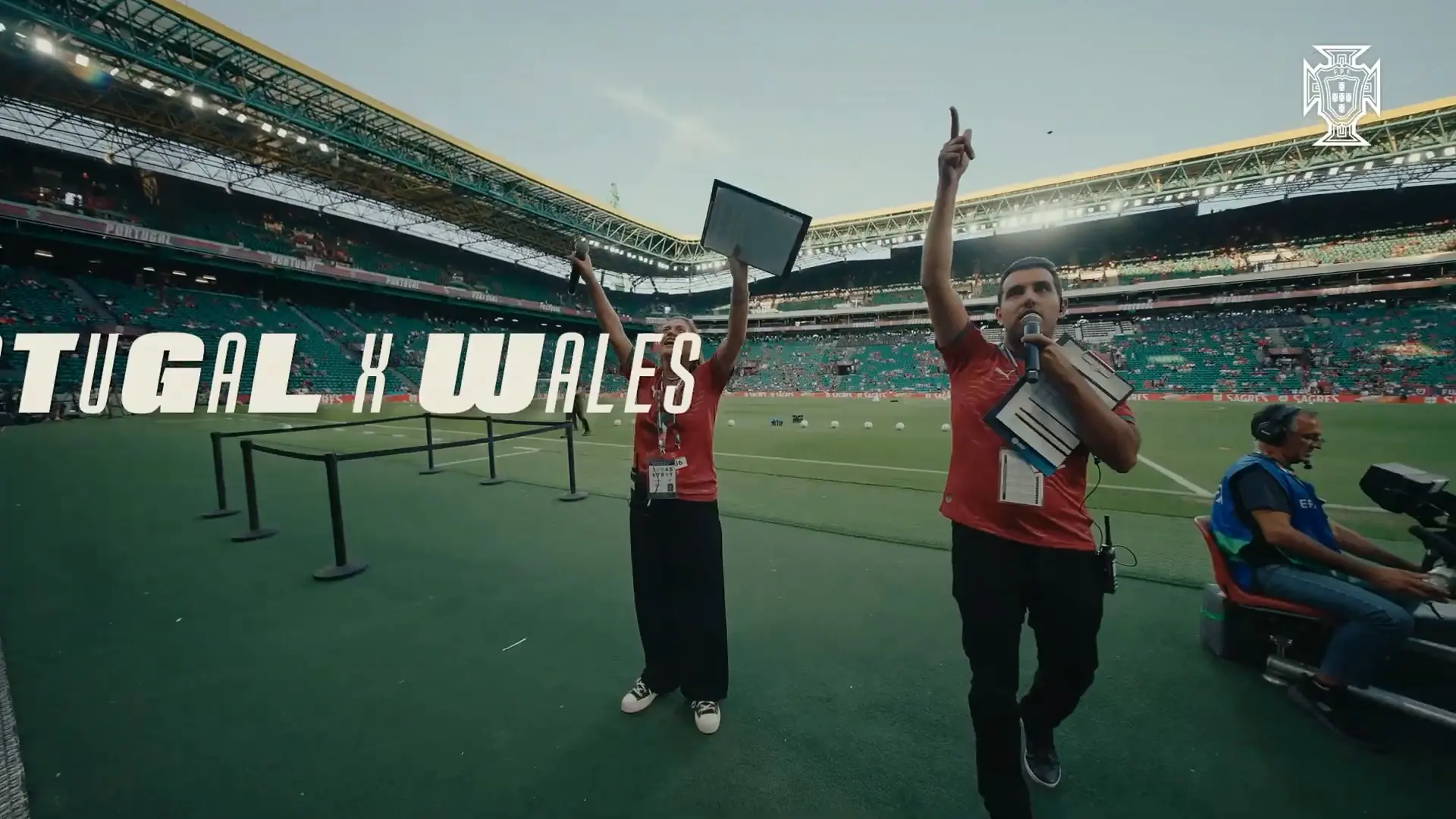 Bastidores da vitória de Portugal contra País de Gales na Nations League