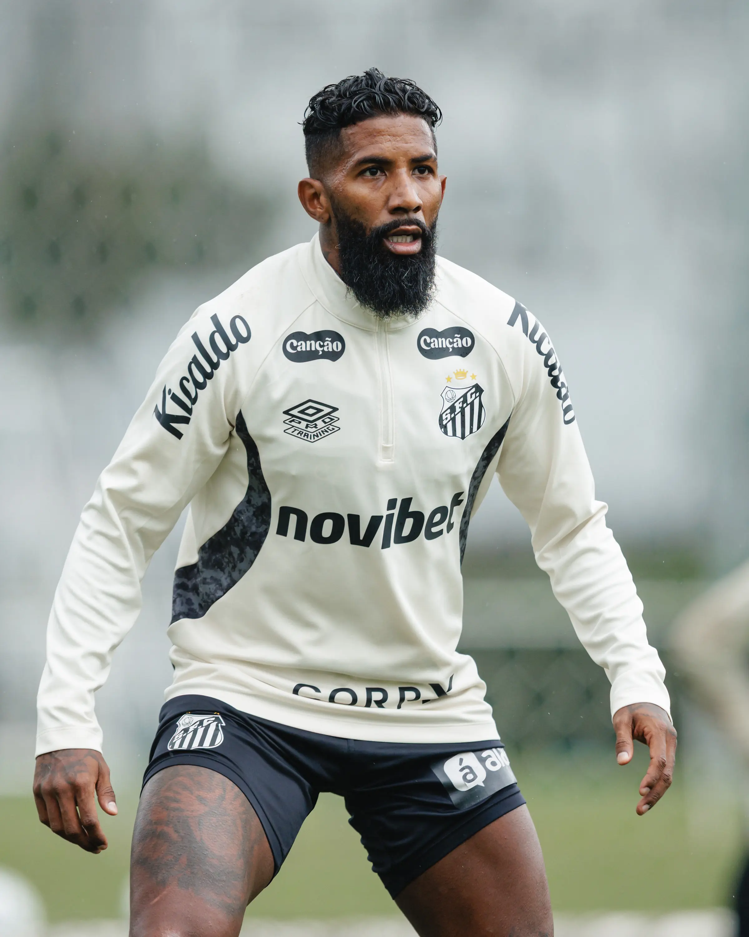 Treino do Santos: veja fotos da primeira atividade para enfrentar o Atlético-MG