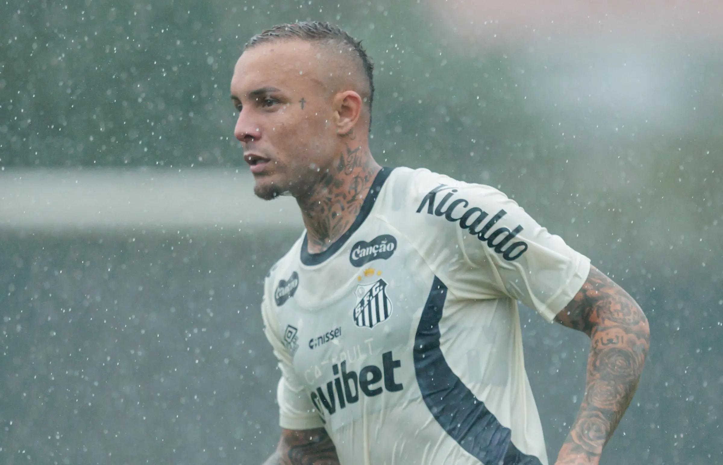 Cebolinha faz primeiro treino, e Santos inicia preparação para enfrentar o Cruzeiro