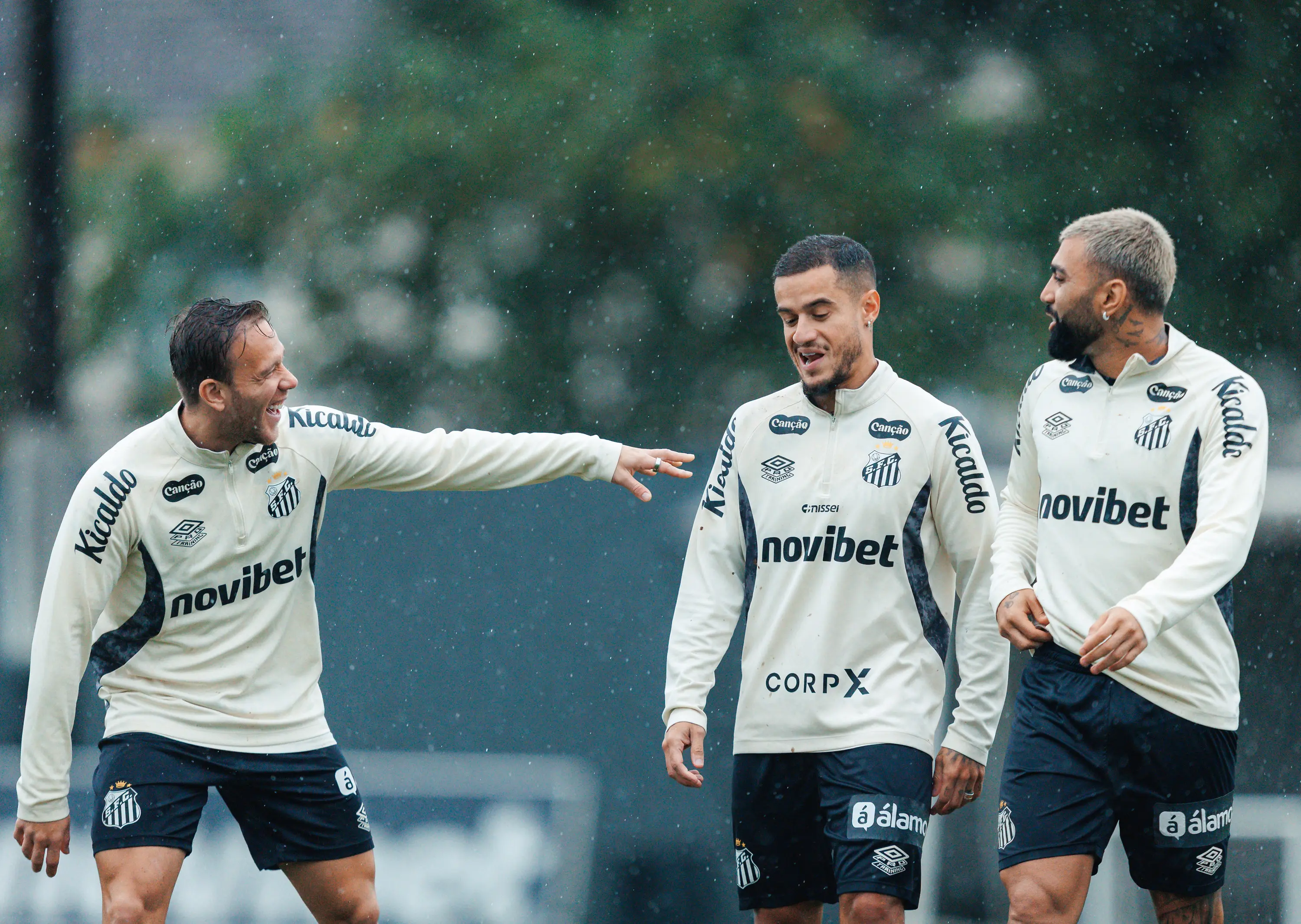 Treino do Santos: veja fotos da reapresentação do Peixe no CT Rei Pelé nesta segunda