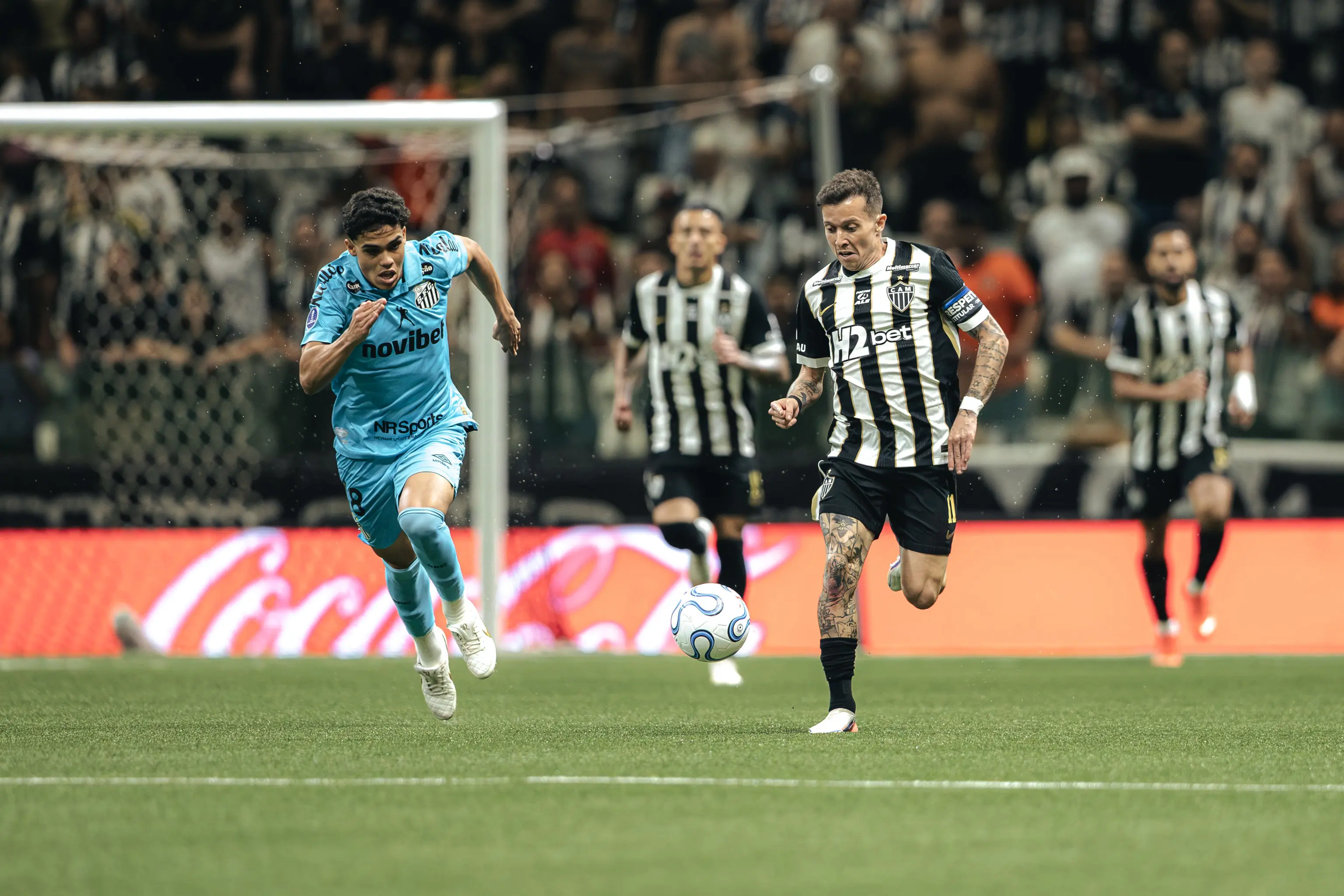 Atlétixo-MG x Santos: veja fotos do jogo de volta das quartas da Copa Sul-Americana