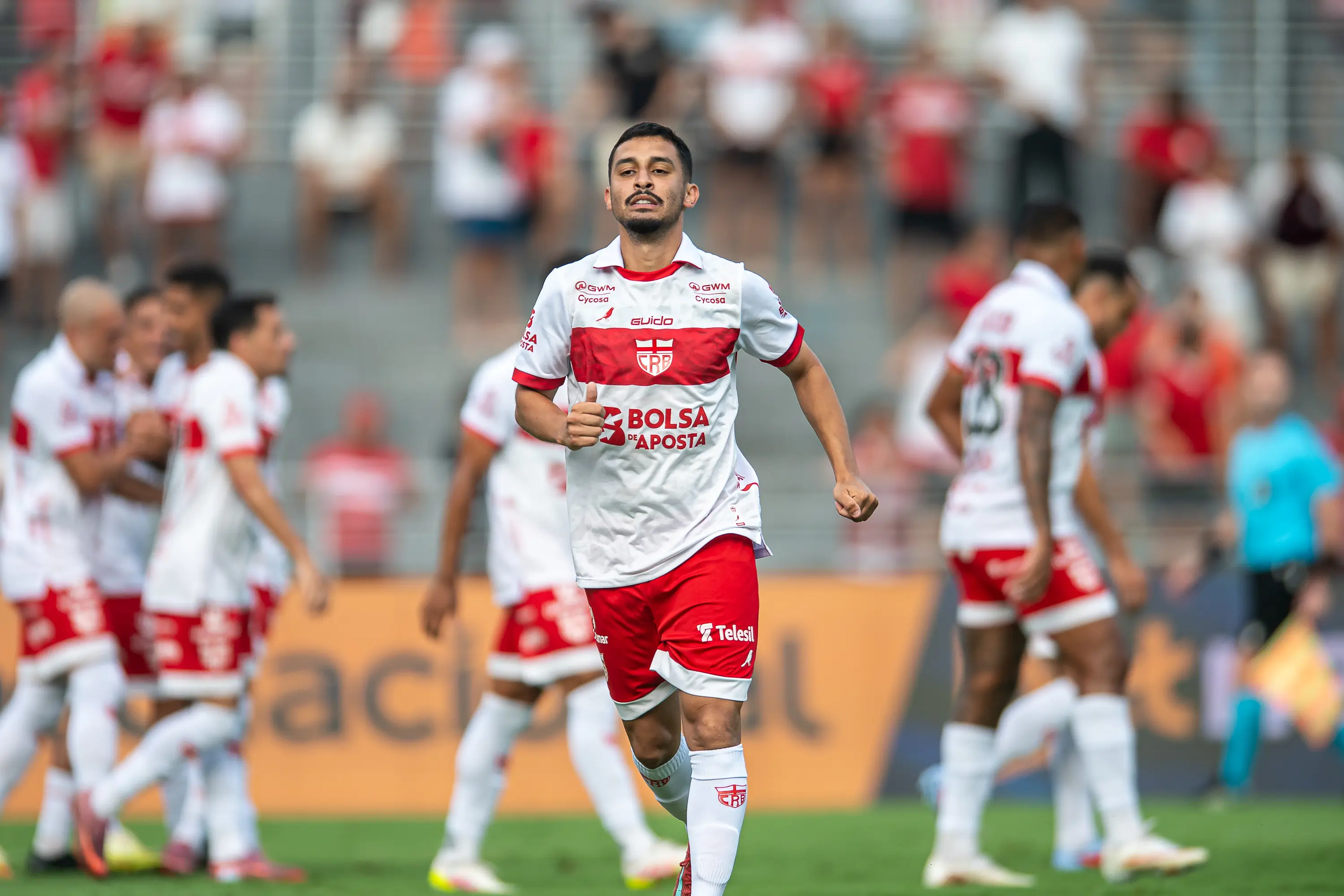 Veja fotos da partida entre CRB e Cuiabá pela Série B do Brasileiro