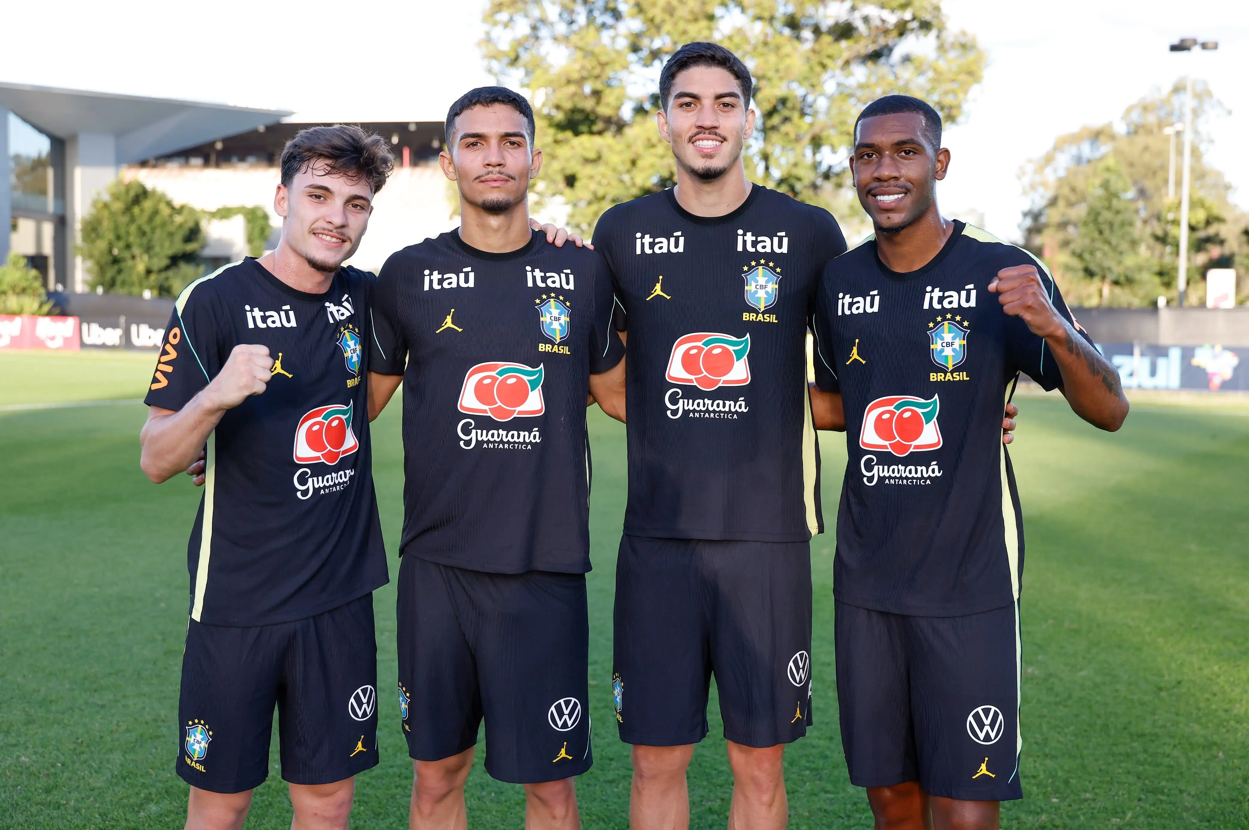 Quarteto campeão do Sul-Americano Sub-20 se reencontra na Seleção Brasileira