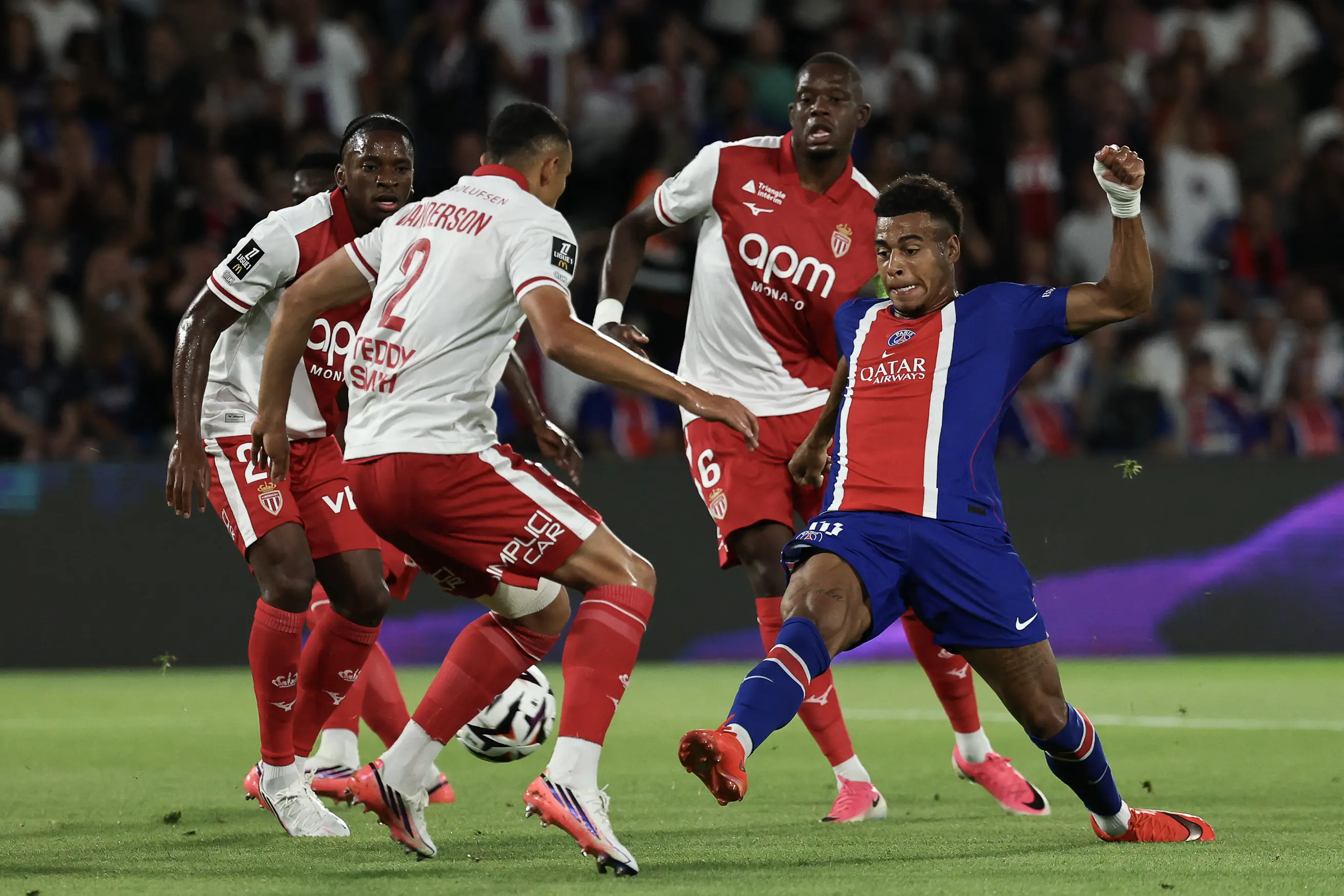 Veja fotos de PSG x Monaco pela terceira rodada do Campeonato Francês