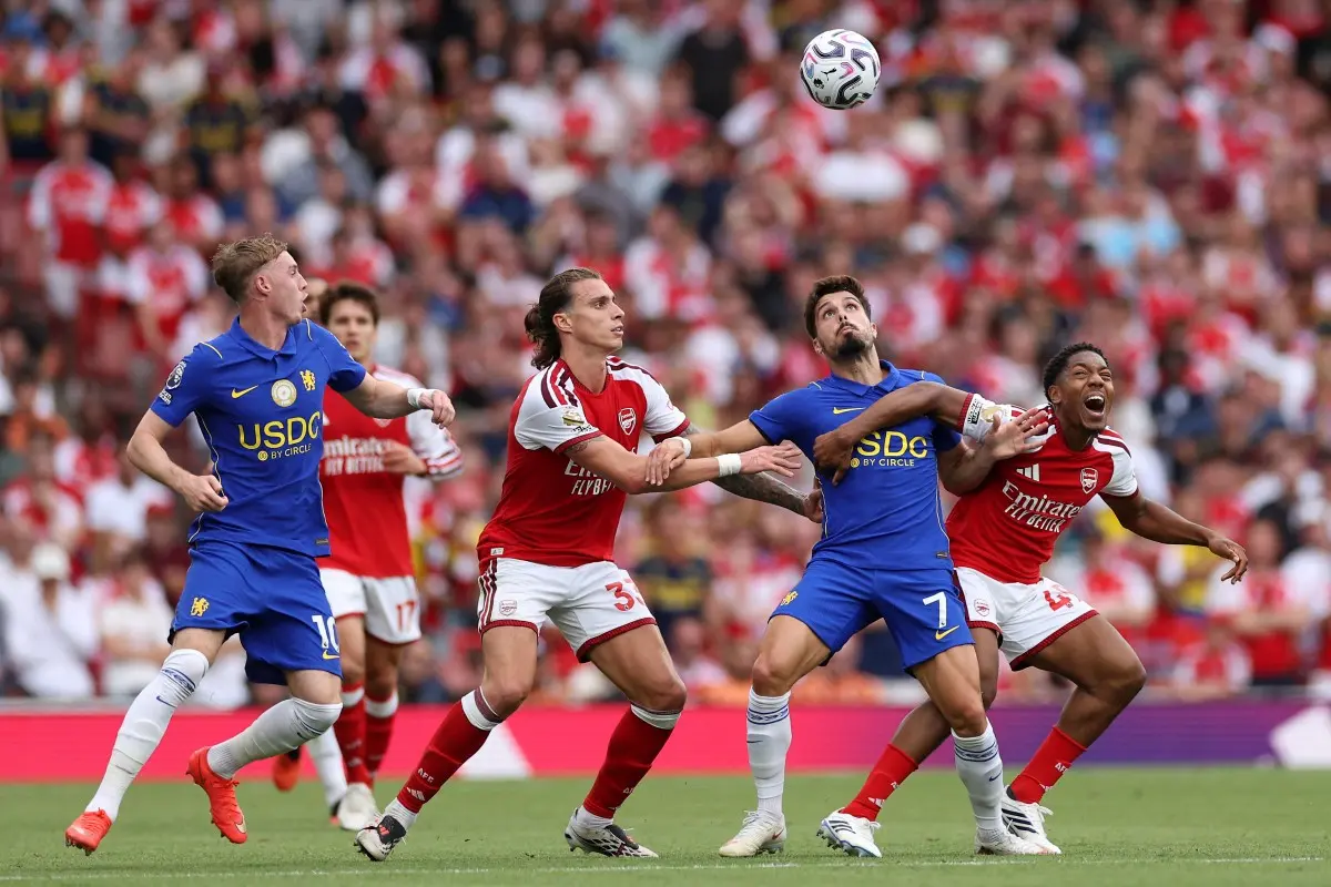 Veja fotos do duelo entre Arsenal e Chelsea pelo Campeonato Inglês