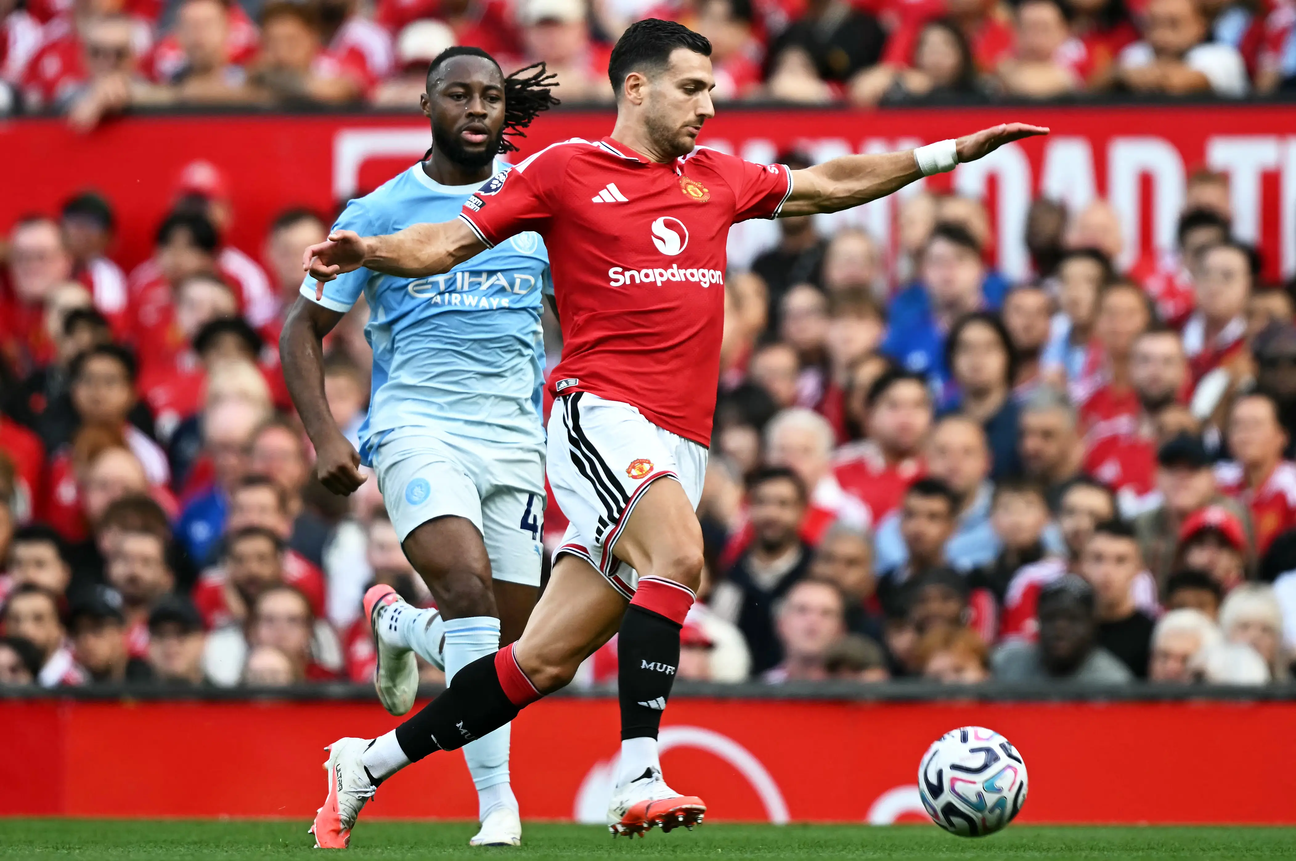 Veja as fotos do clássico entre Manchester United e Manchester City