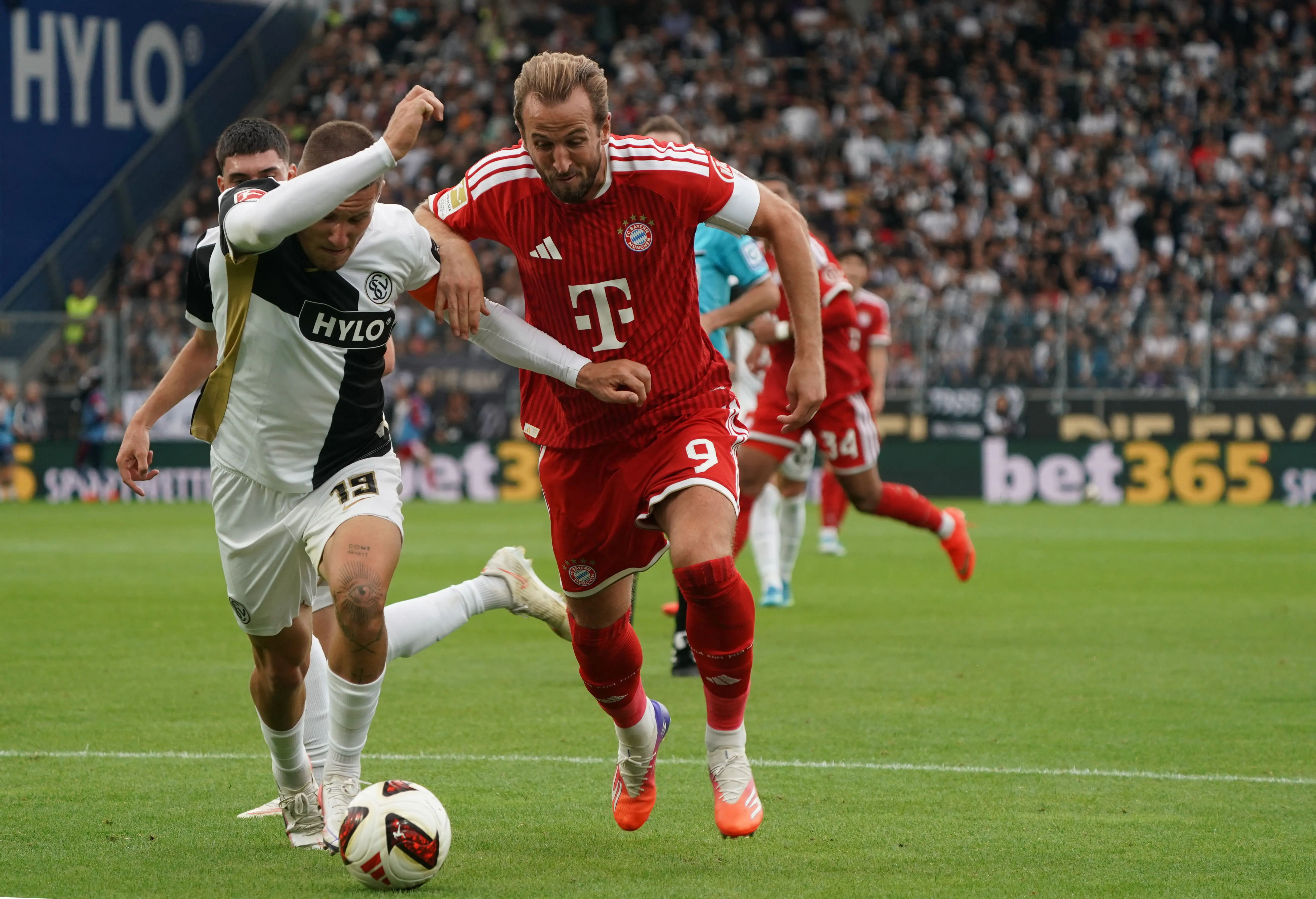 Harry Kane decide, Bayern bate o Elversberg e volta a vencer no Campeonato Alemão