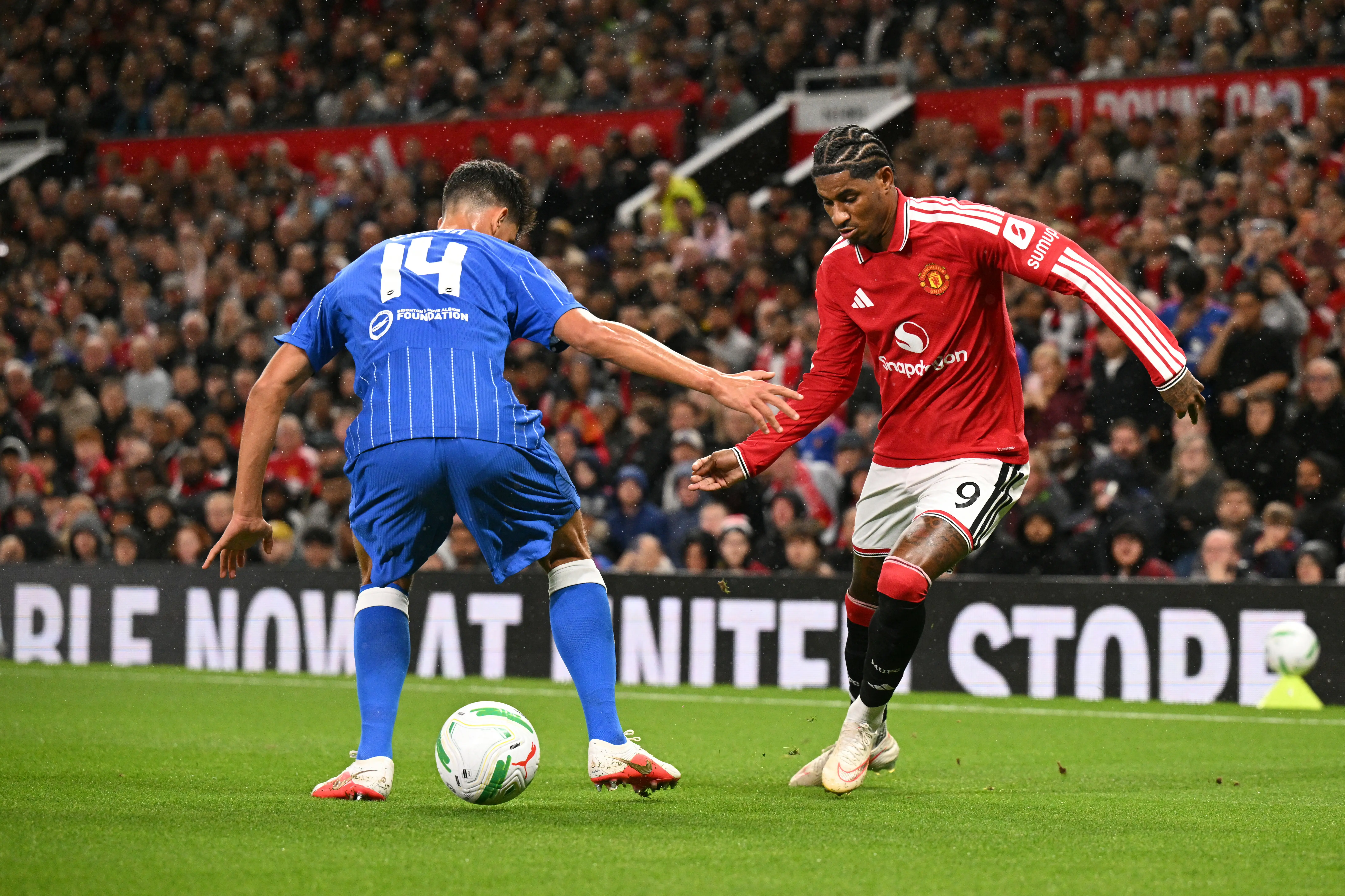 Veja fotos de Manchester United x Brighton pela Copa da Liga Inglesa