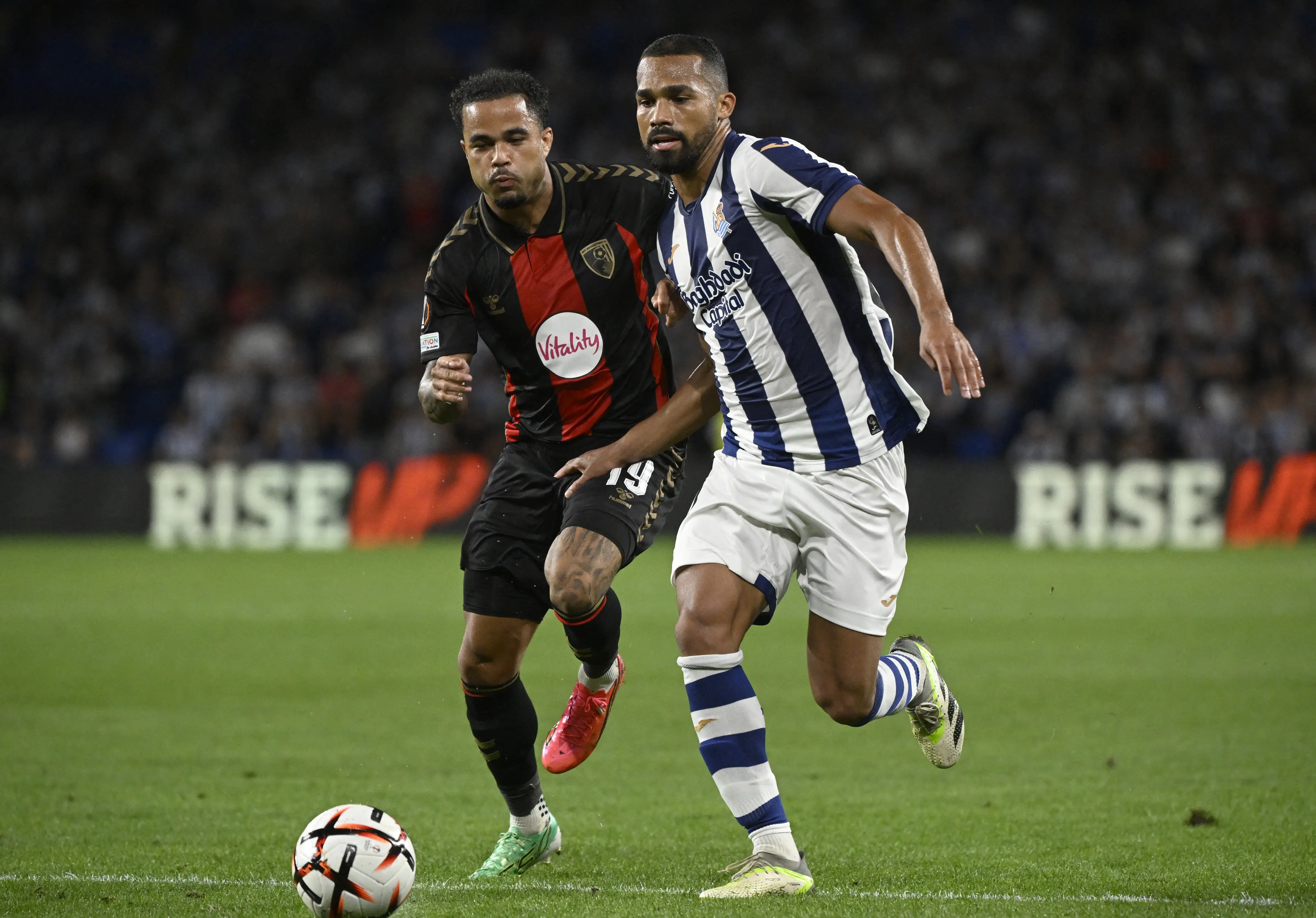 Veja fotos de Real Sociedad x Bournemouth pela Liga Europa
