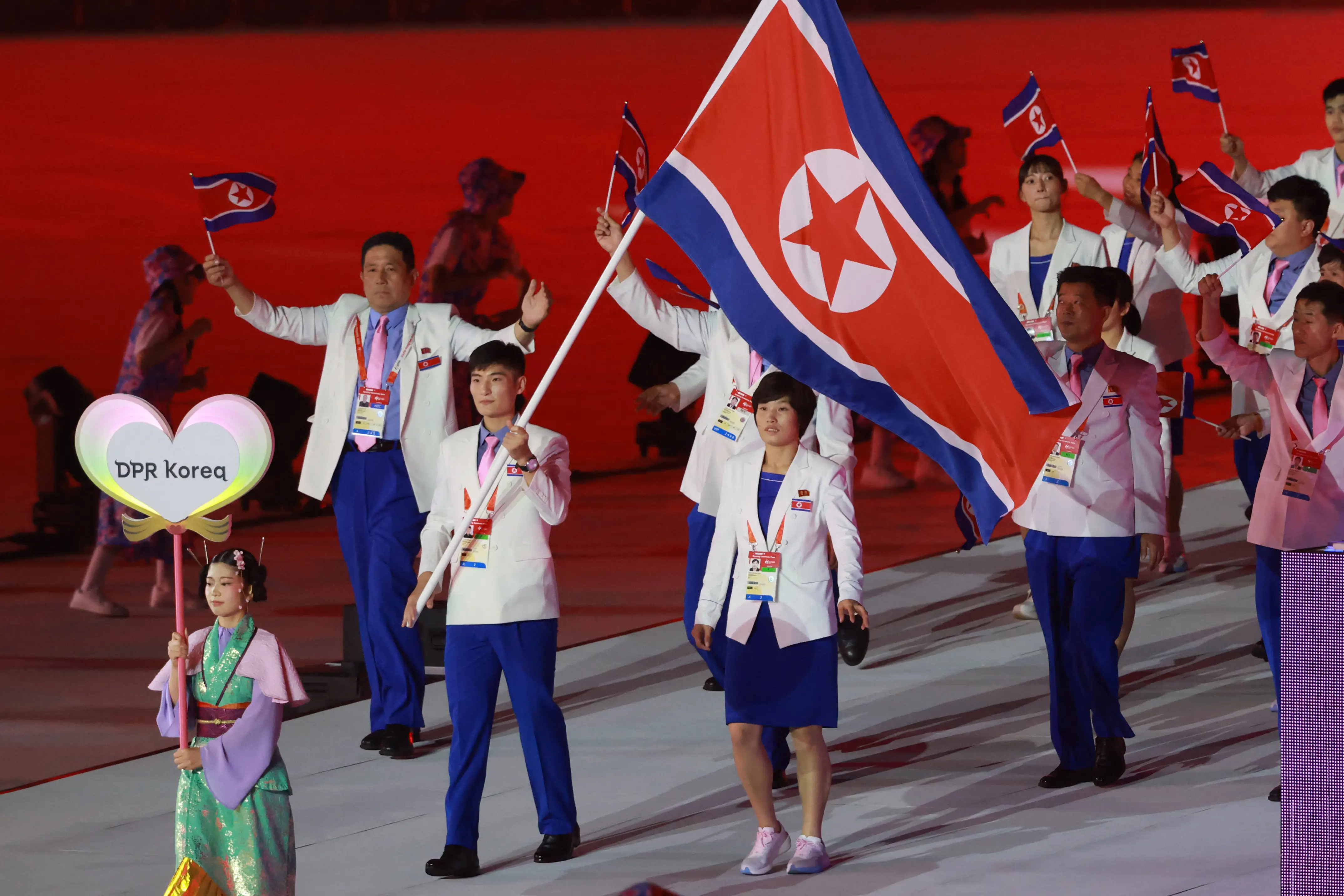 Organização dos Jogos Asiáticos pede desculpas após tocar hino da Coreia do Norte para equipe sul-coreana