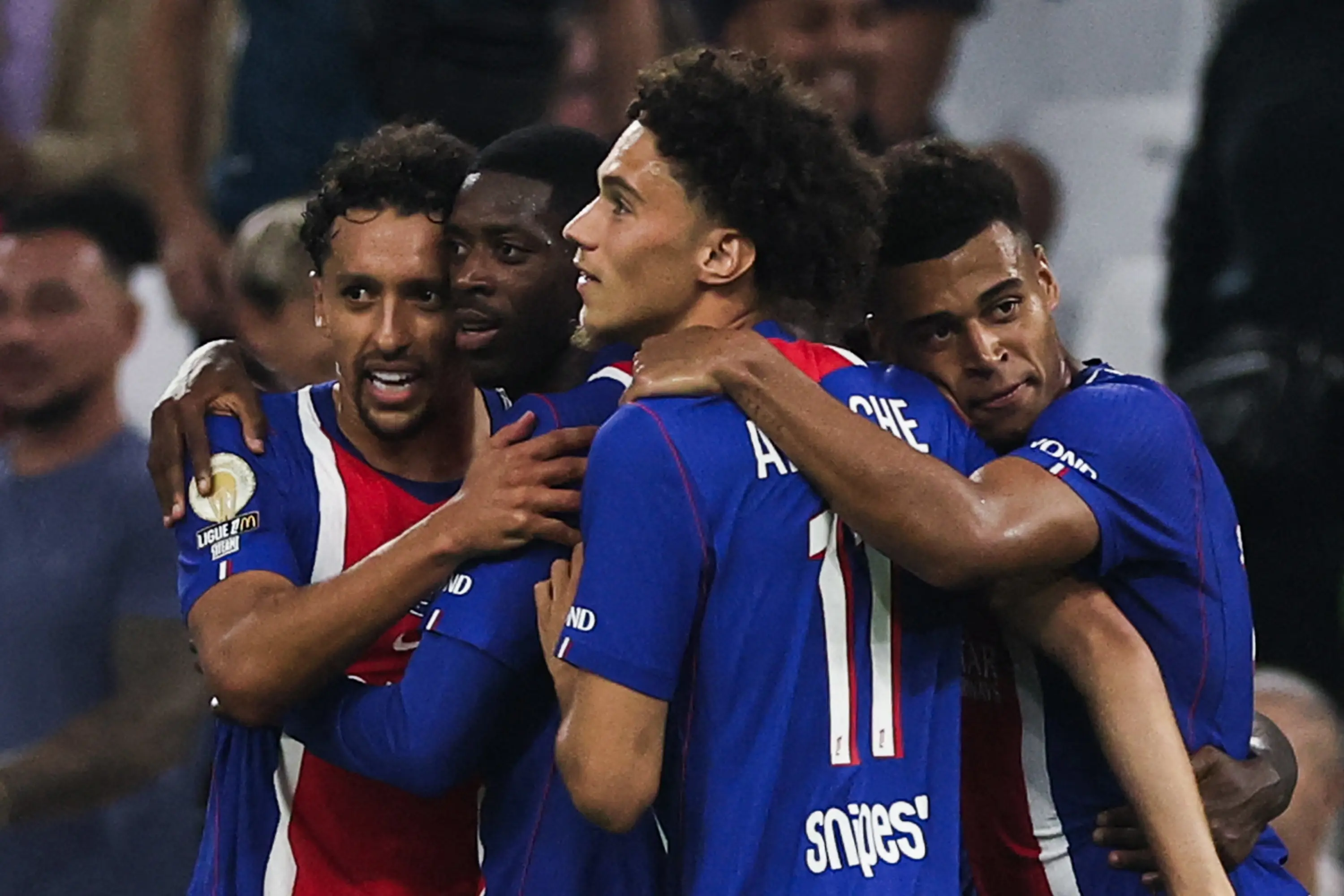 Com gol de Marquinhos, PSG ganha do Marselha pelo Francês