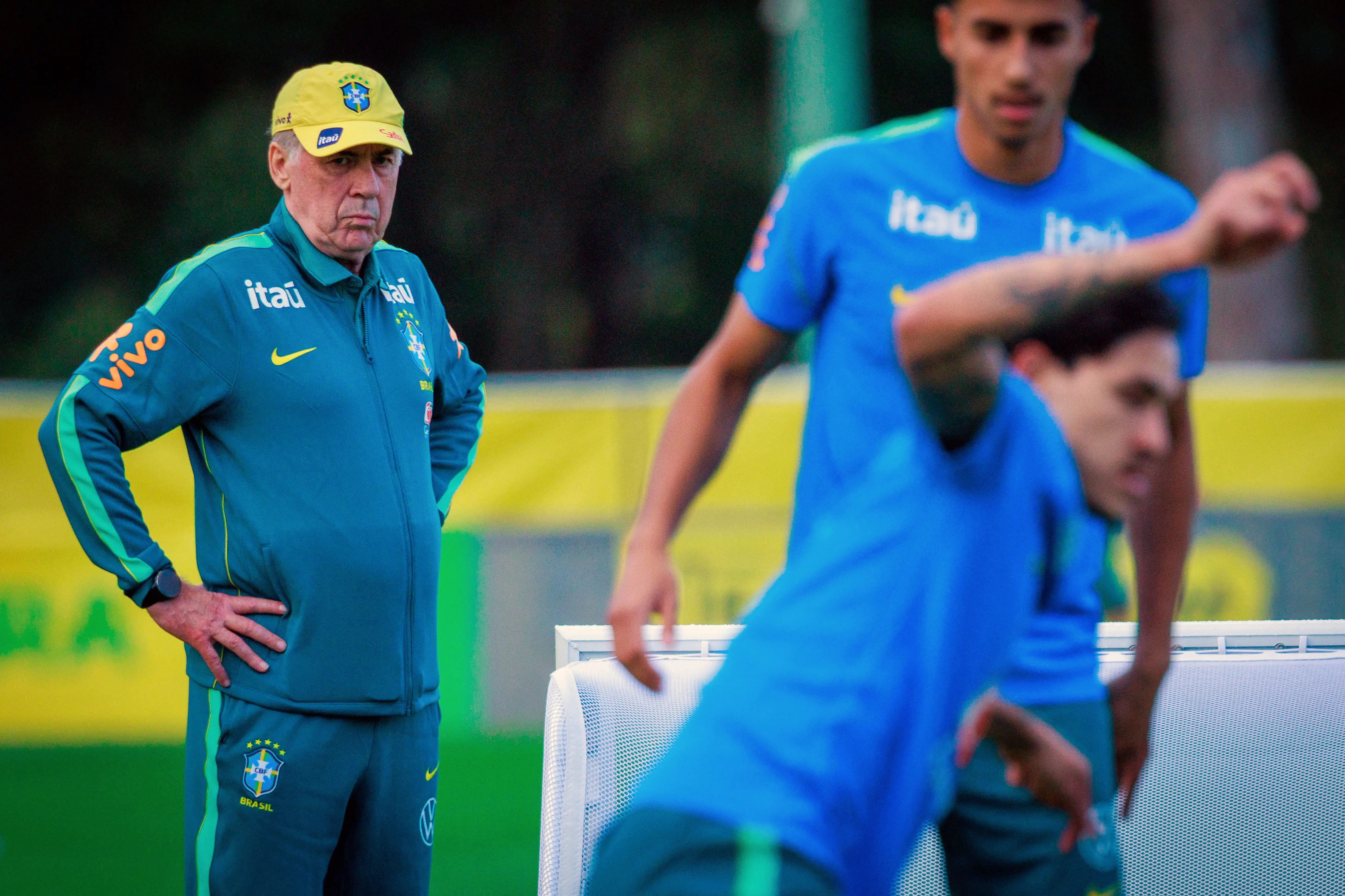 Para o Brasil ‘nunca existem jogos amistosos’, diz Ancelotti antes da partida contra a Índia