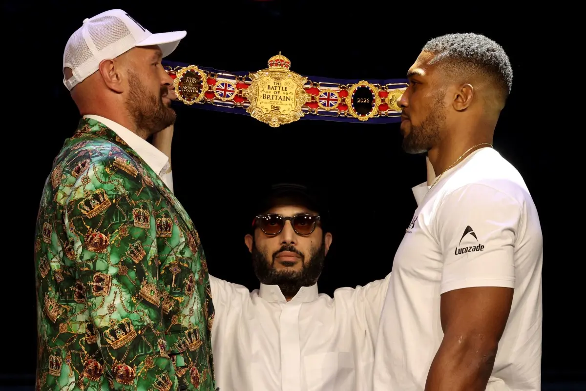 Fury e Joshua se encontram em Londres e aumentam expectativa para luta de dezembro