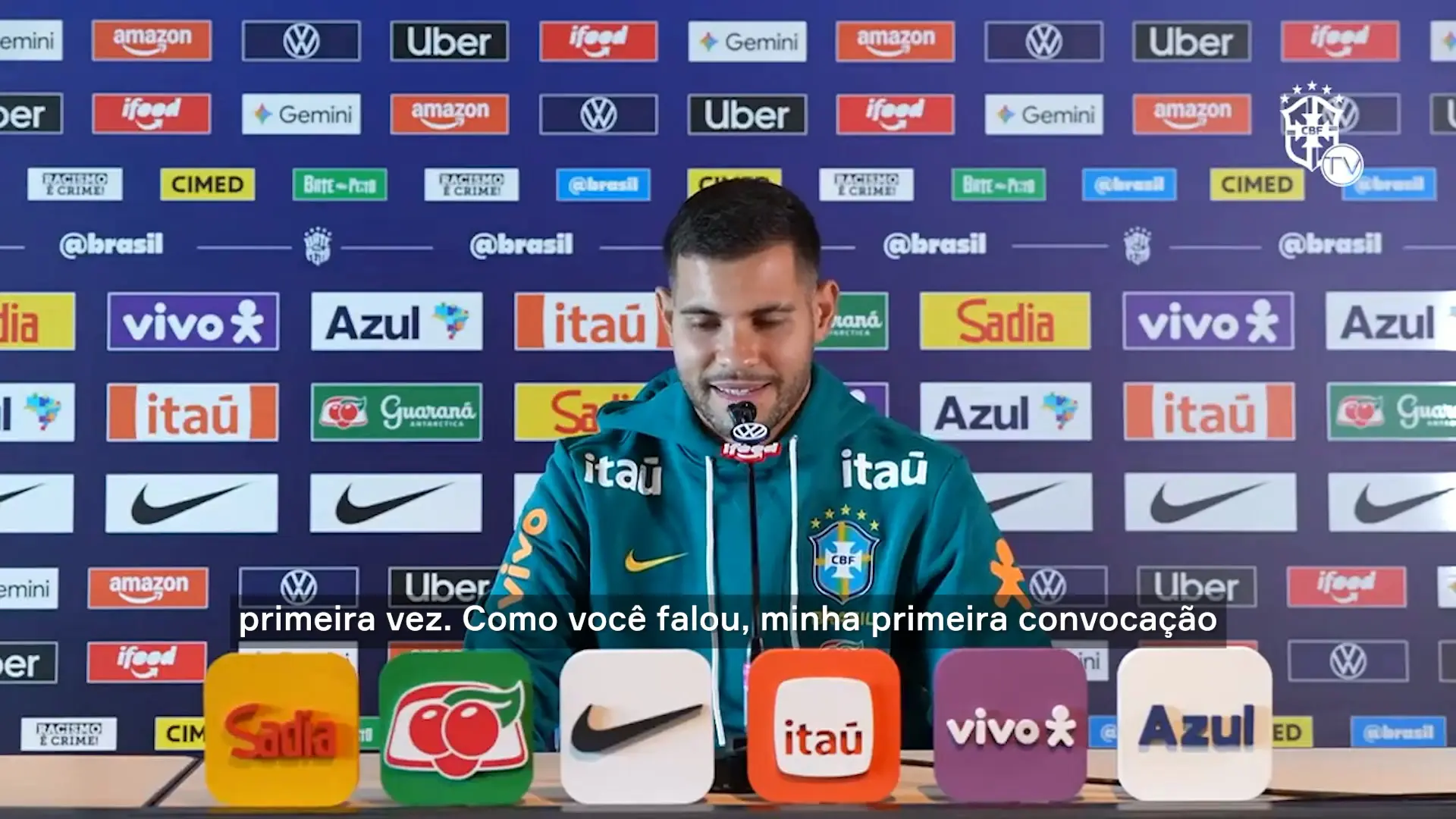 Bruno Guimarães fala sobre papel de liderança com os mais jovens na Seleção