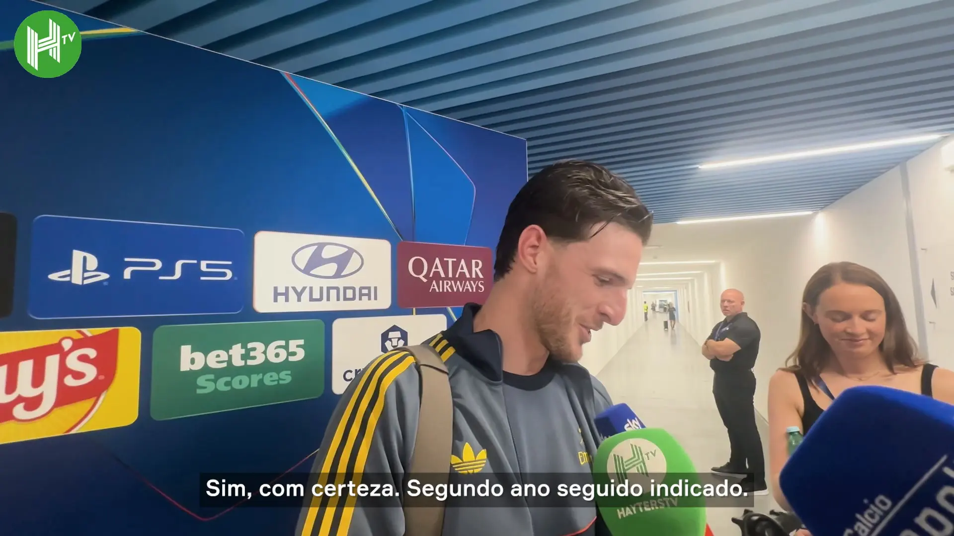 Zagueiro no Arsenal, Declan Rice reage à indicação à Bola de Ouro