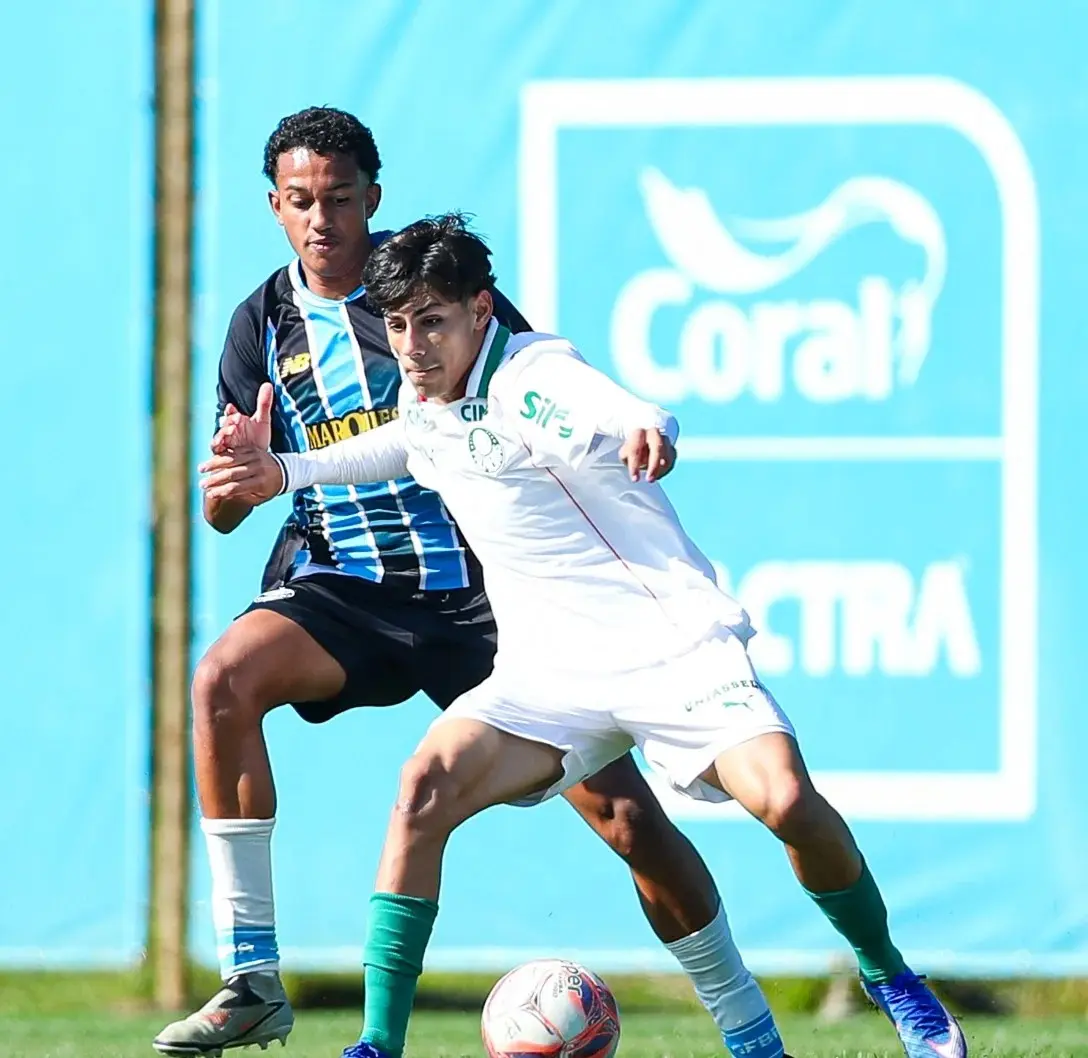 Palmeiras vira contra o Grêmio e vence a sétima seguida pelo Brasileiro sub-17
