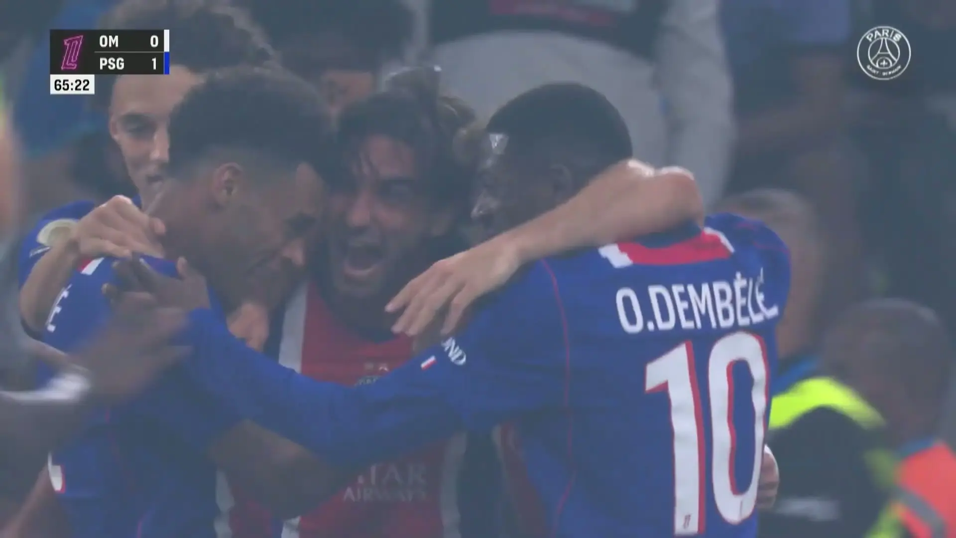 PSG vence o Clássico no Vélodrome
