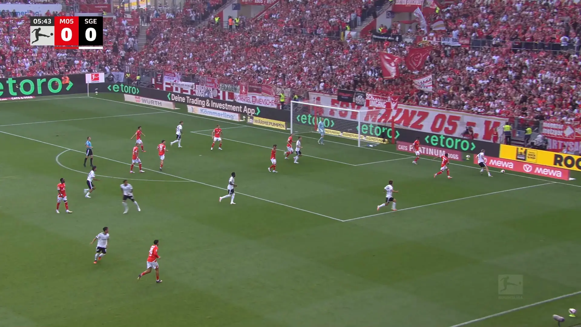 Melhores momentos: Mainz 1 x 3 Frankfurt pela Bundesliga