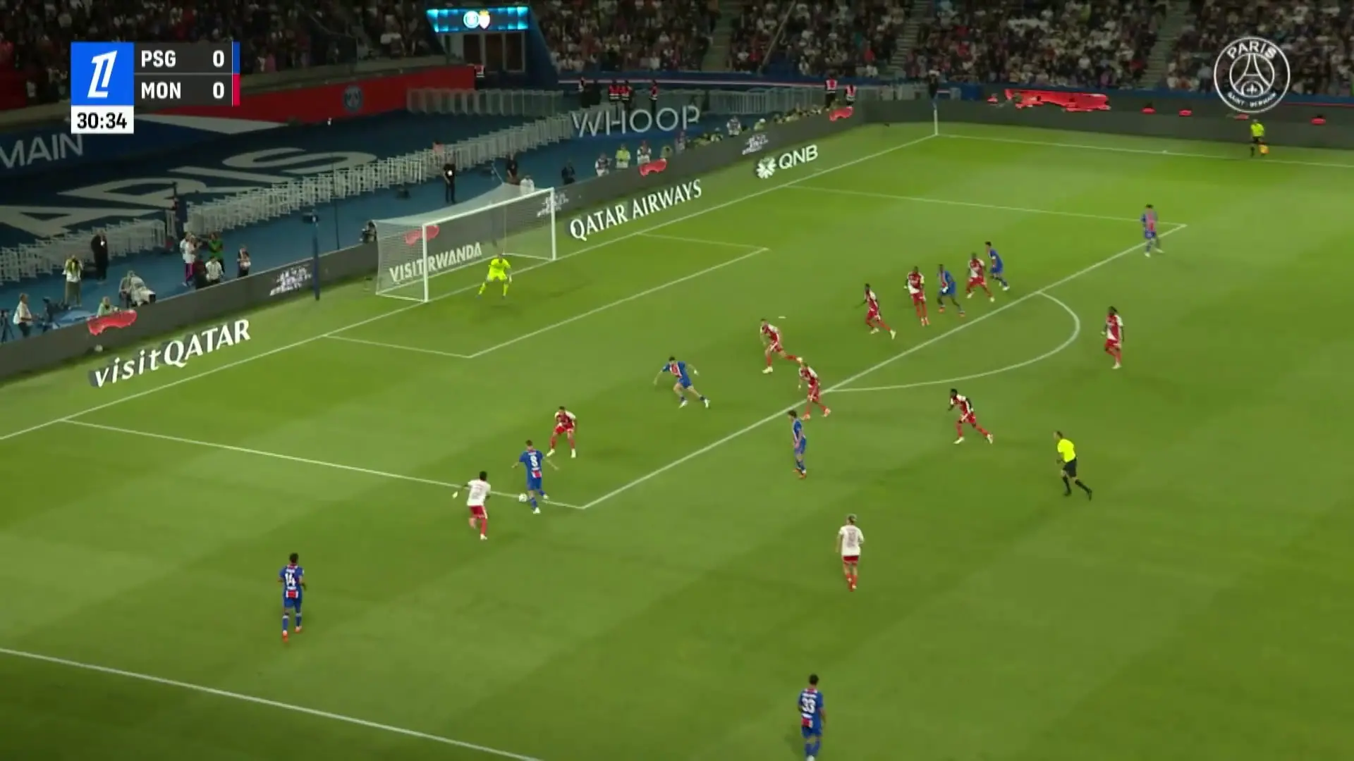 Marquinhos abre o placar contra o Monaco; confira