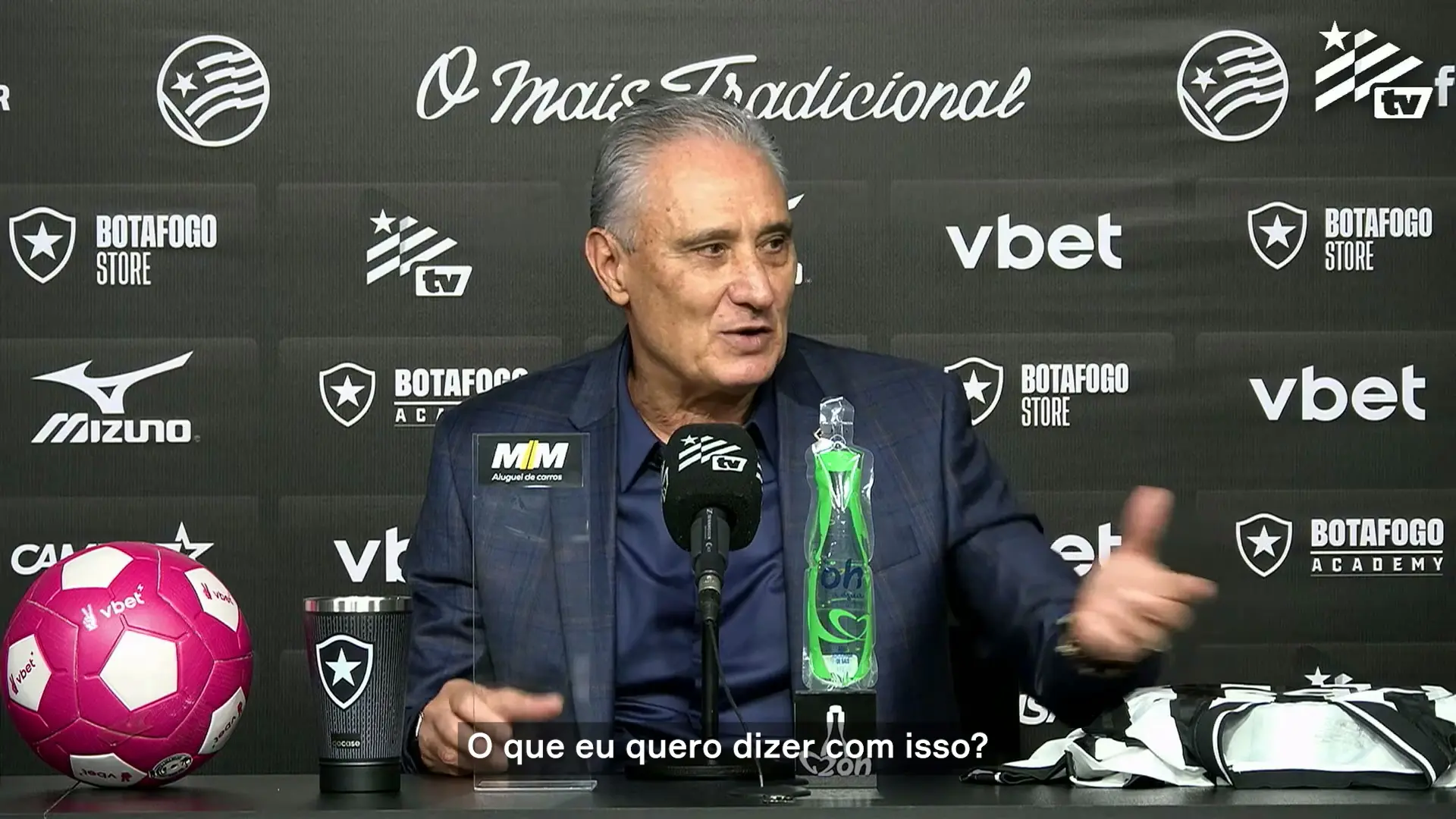 Tite na chegada ao Fogão: “A cara ela é do Botafogo, não é a minha cara”