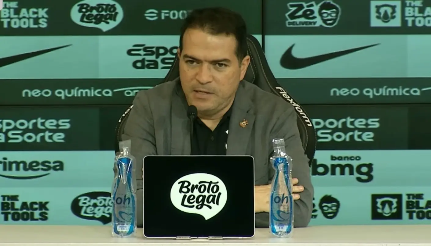 Paz garante permanência de Diniz no Corinthians em meio a jejum: “Decisão validada pelo elenco”